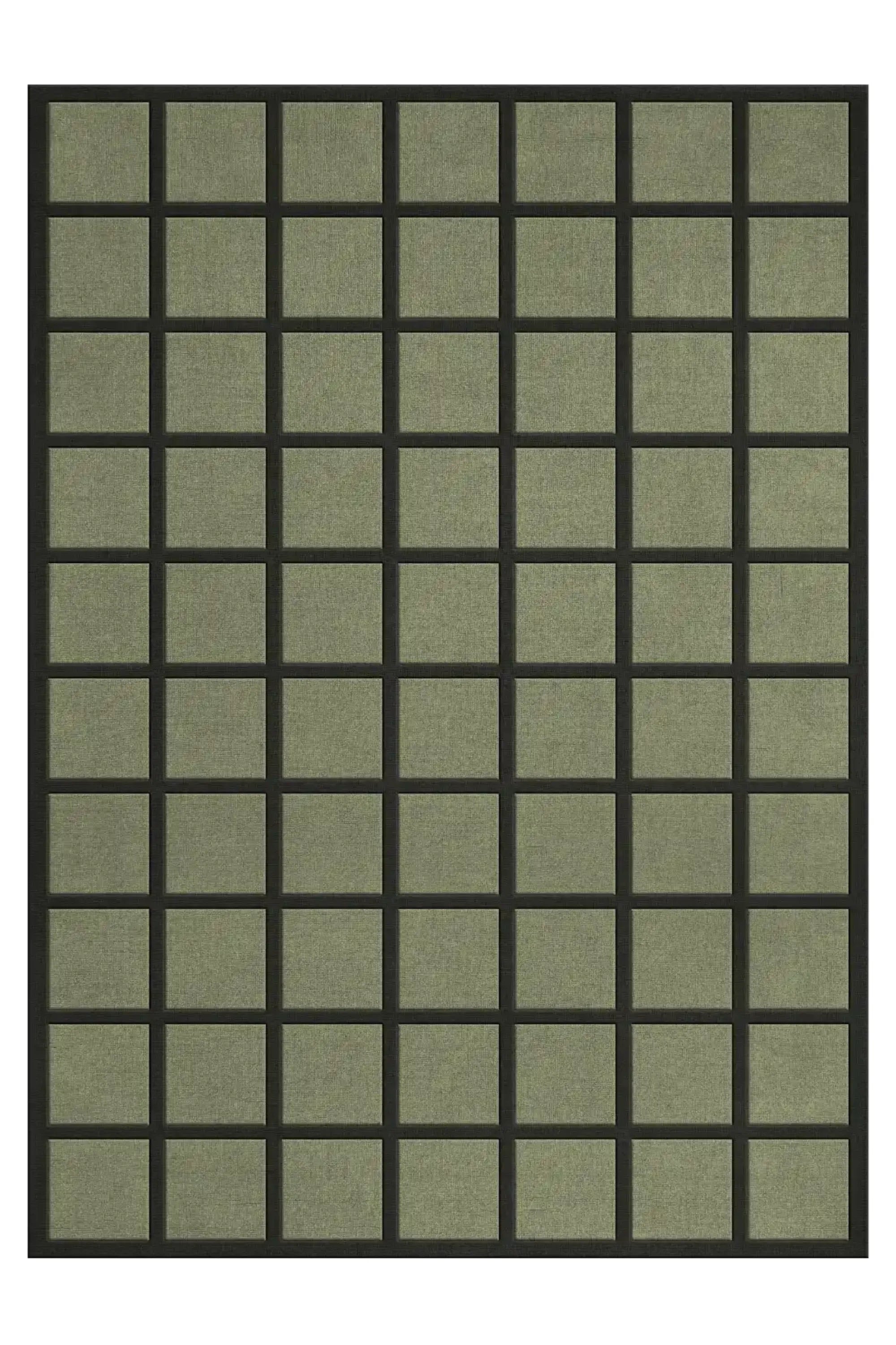Tapis en laine à carreaux Avenue