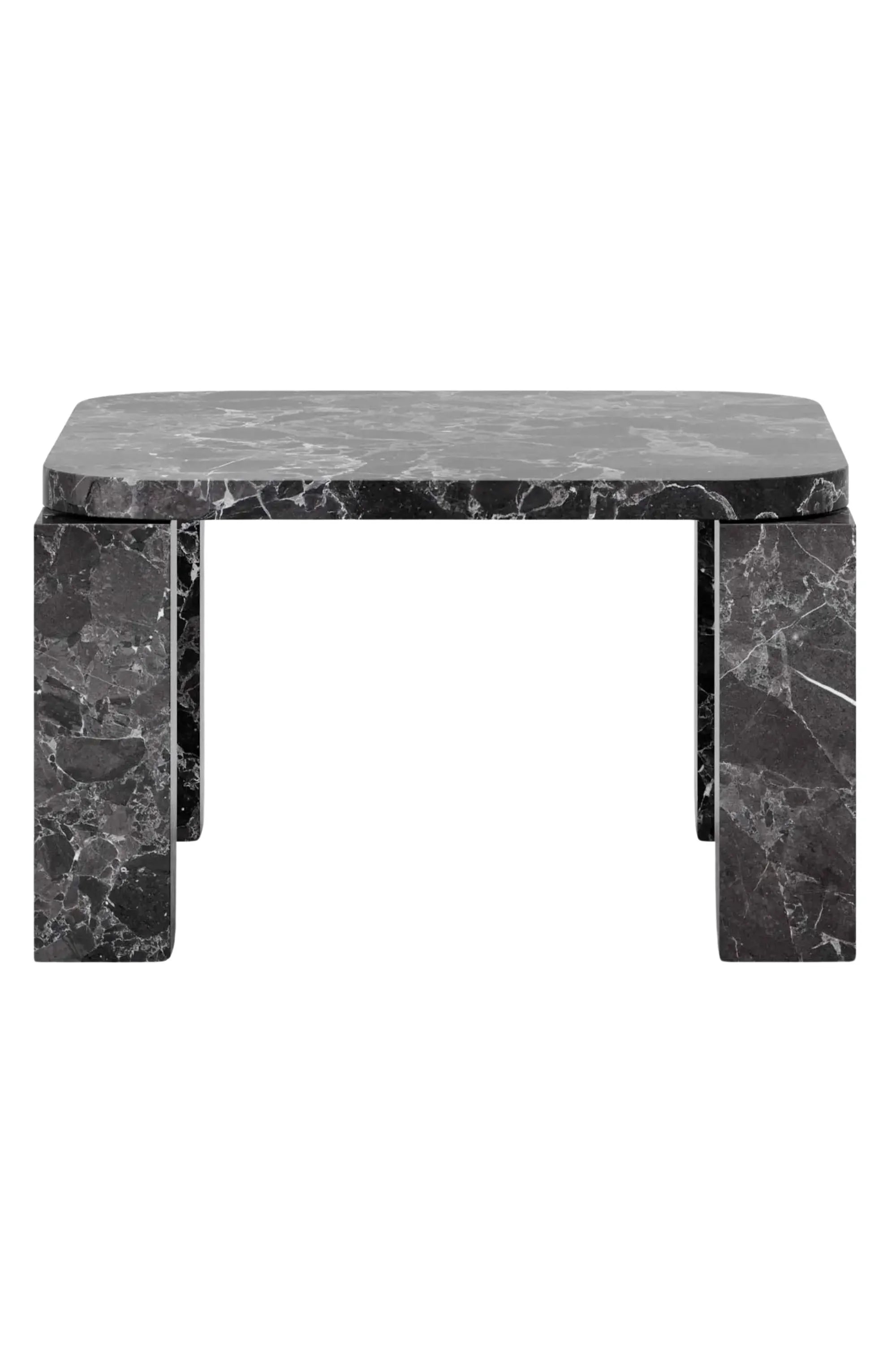 Atlas Coffee Table - Tall - Marble - THAT COOL LIVING