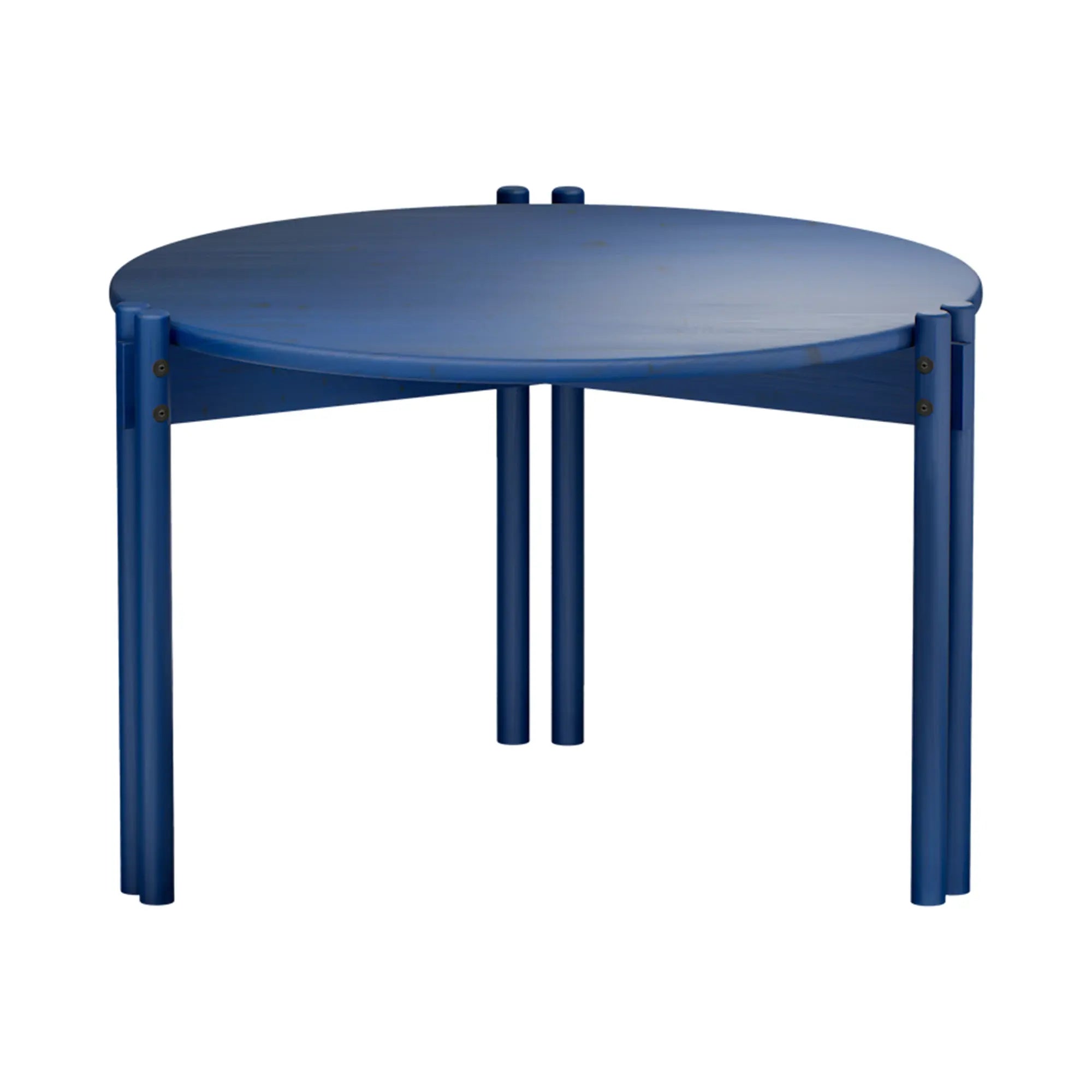 Side view of the Sticks High Coffee Table with sleek, modern design