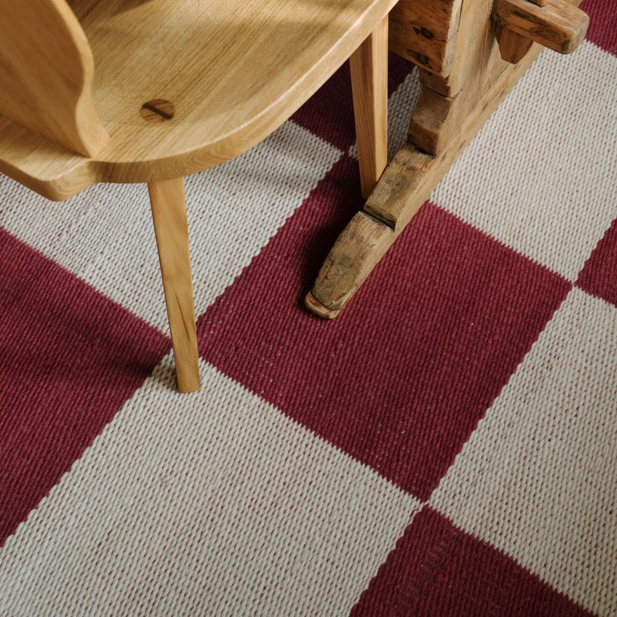 Chess Wool Rug - THAT COOL LIVING