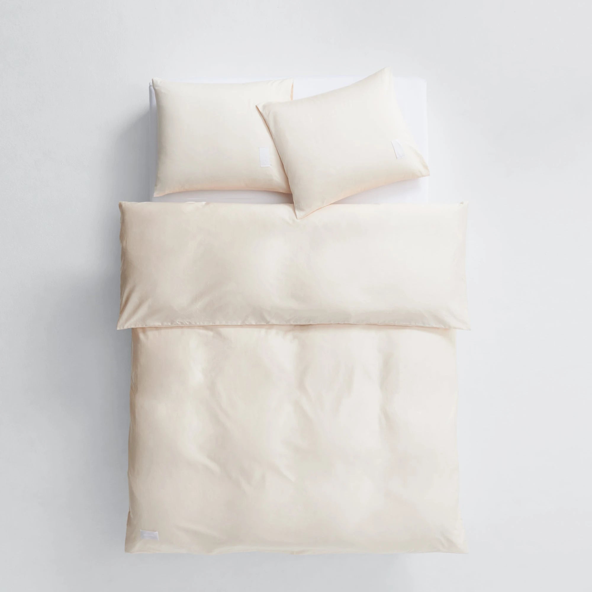 Pure Sateen Duvet Cover - Pearl - THAT COOL LIVING