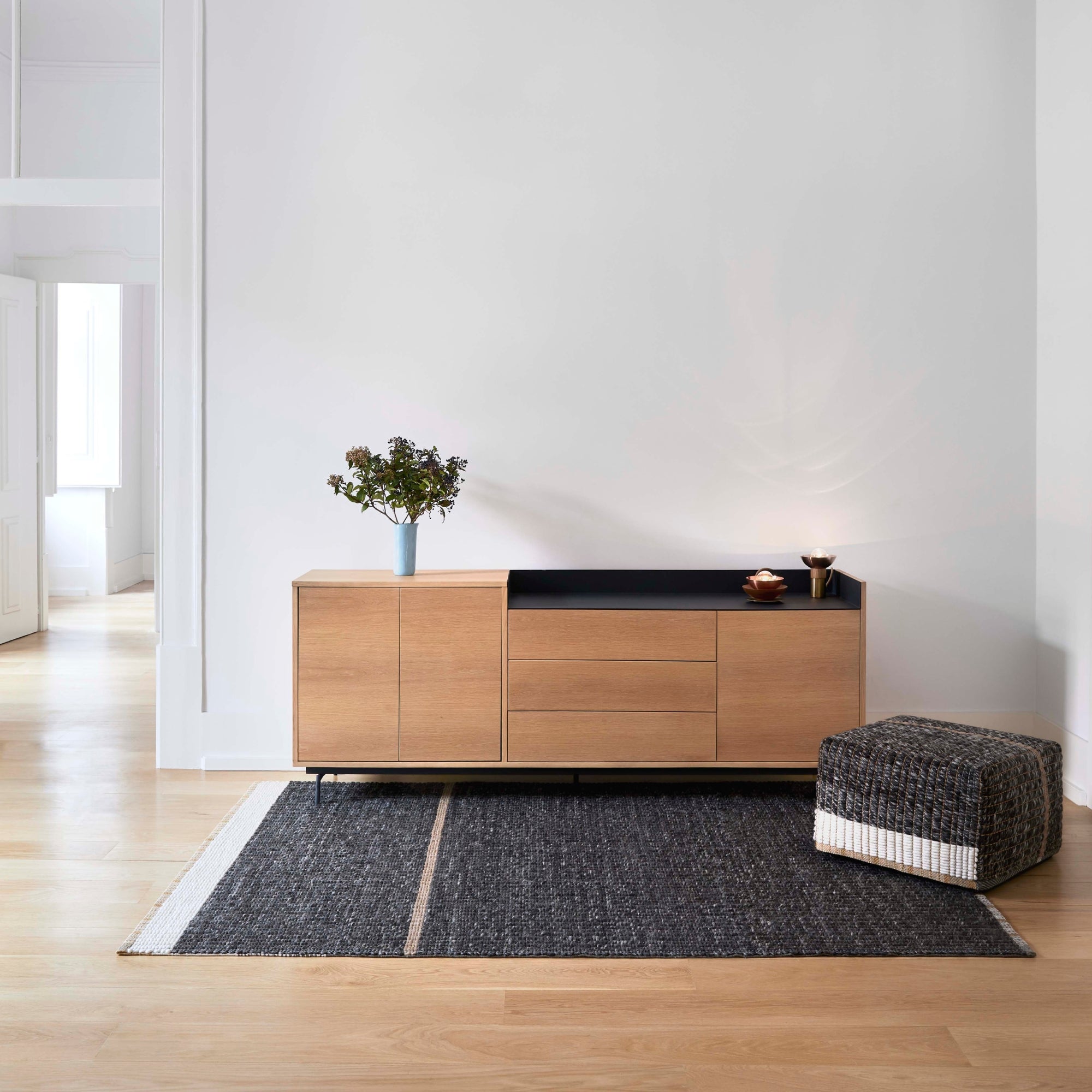 Reversible Rug | Black - THAT COOL LIVING