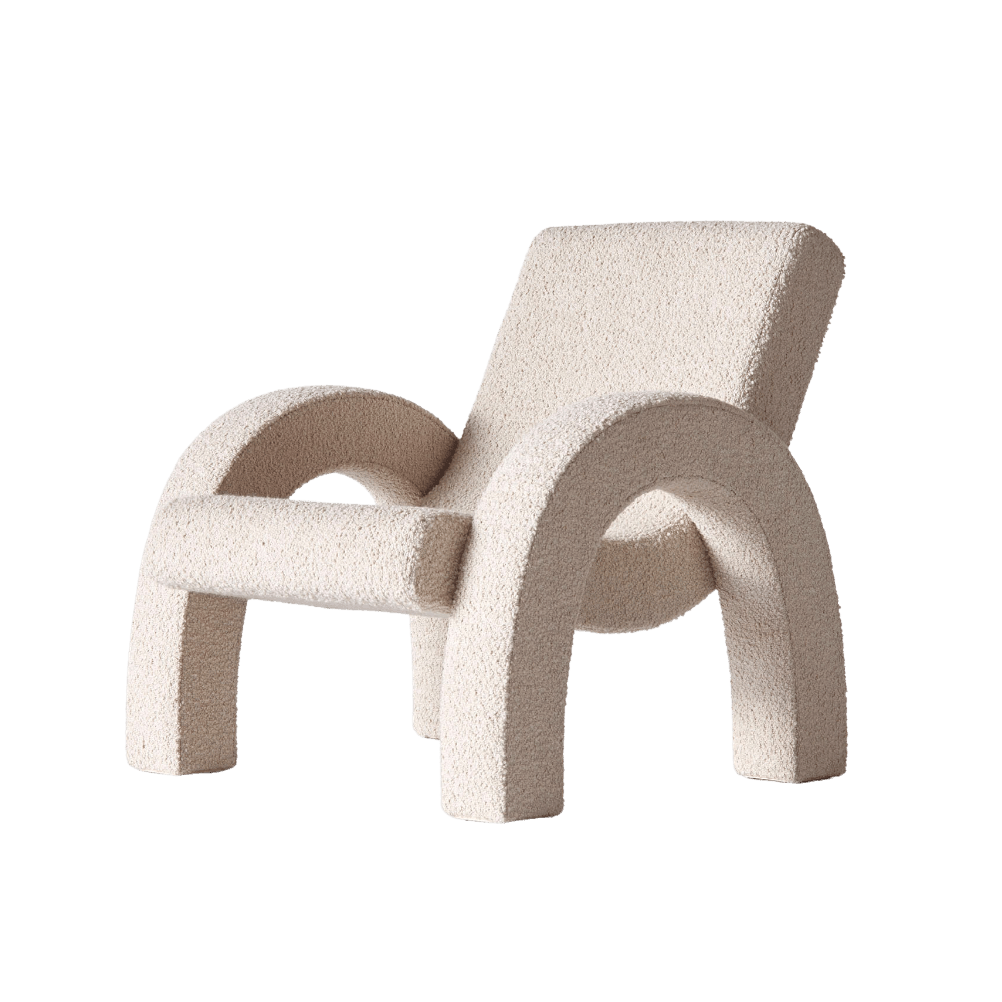 Arco Small Lounge Chair - Modern Accent Seating - Dusty Deco - THAT COOL LIVING