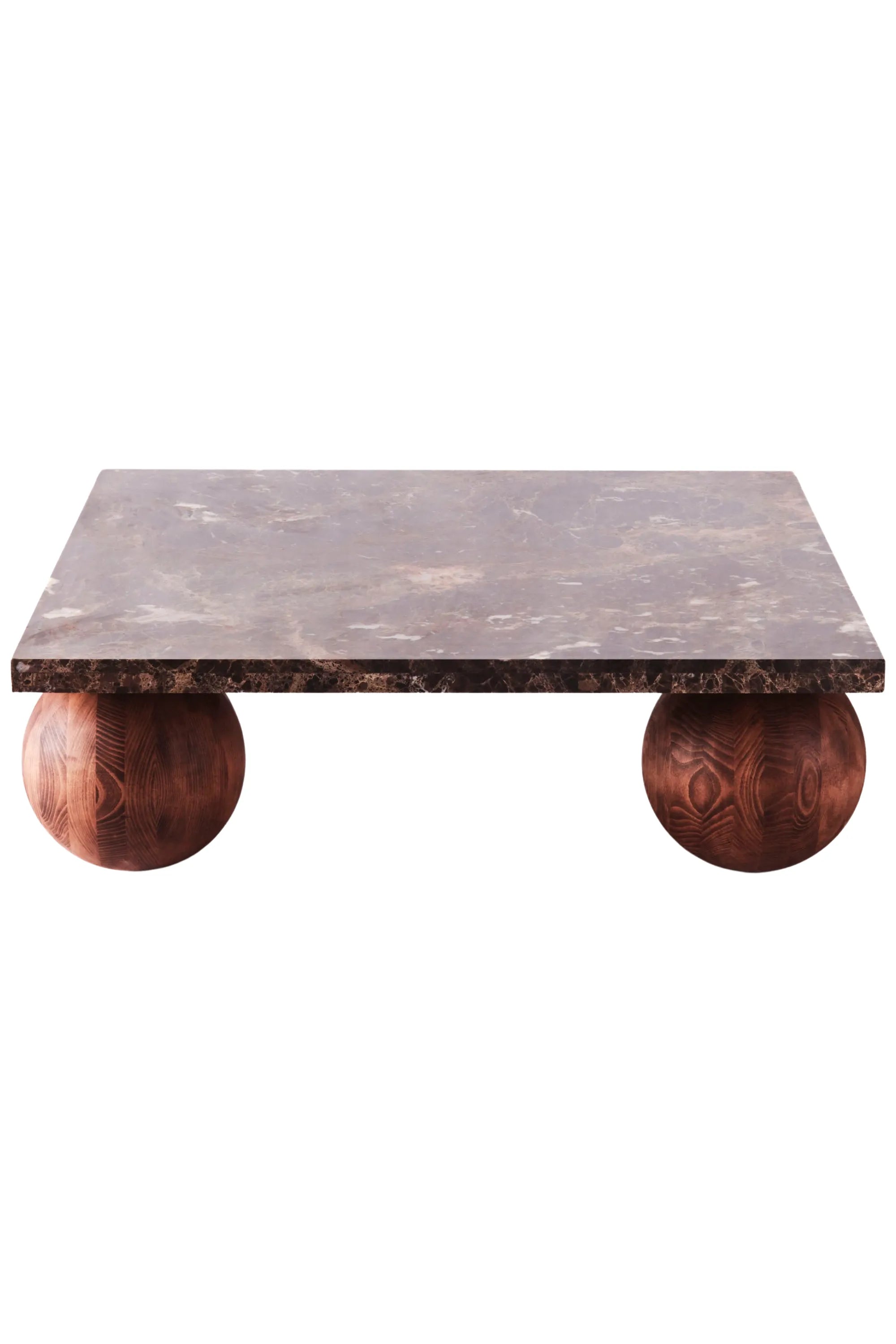 Sphere Square Sofa Table Dark Emperador - THAT COOL LIVING