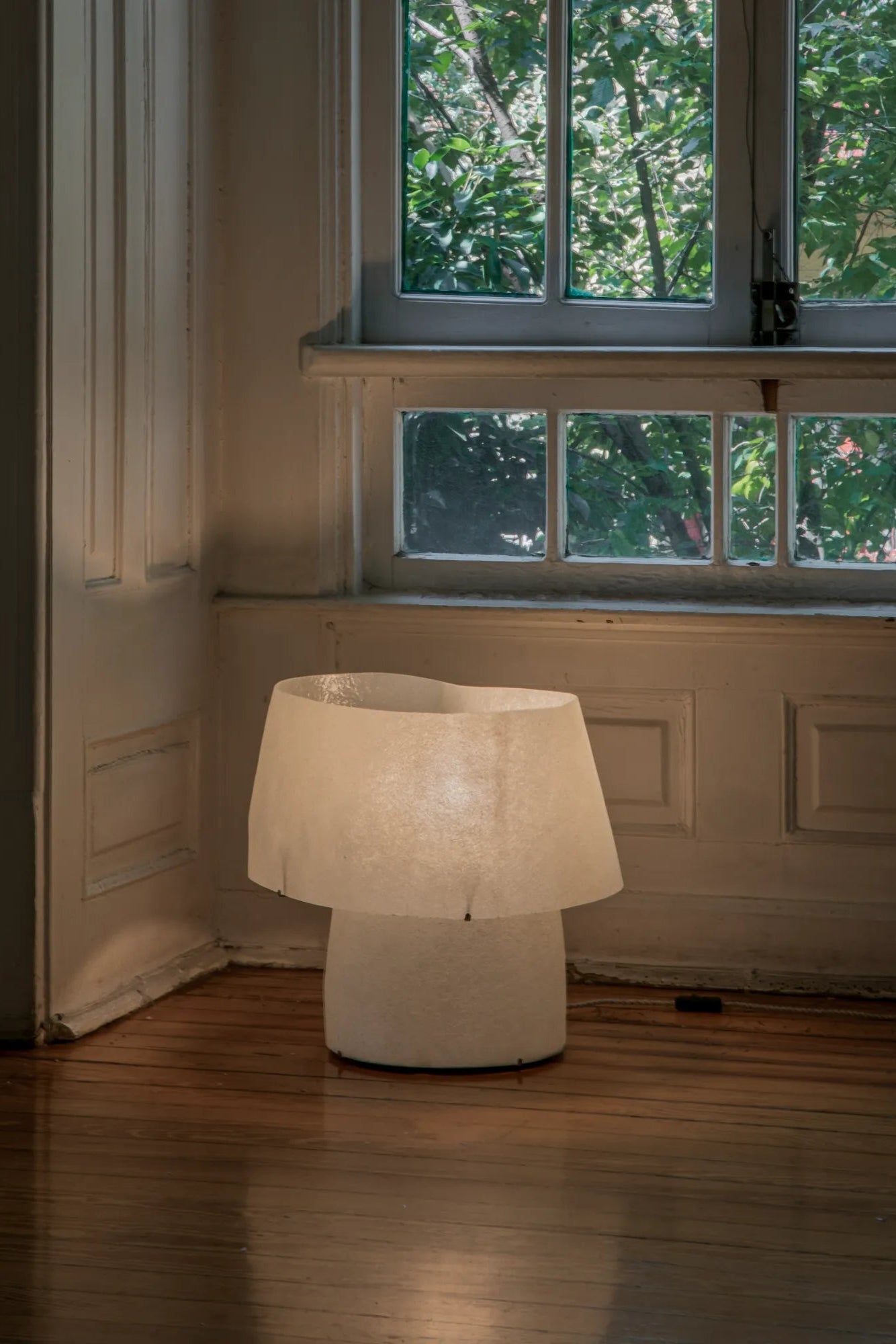 Close-up of “Mush” Lamp (Chub) showcasing its unique texture and design