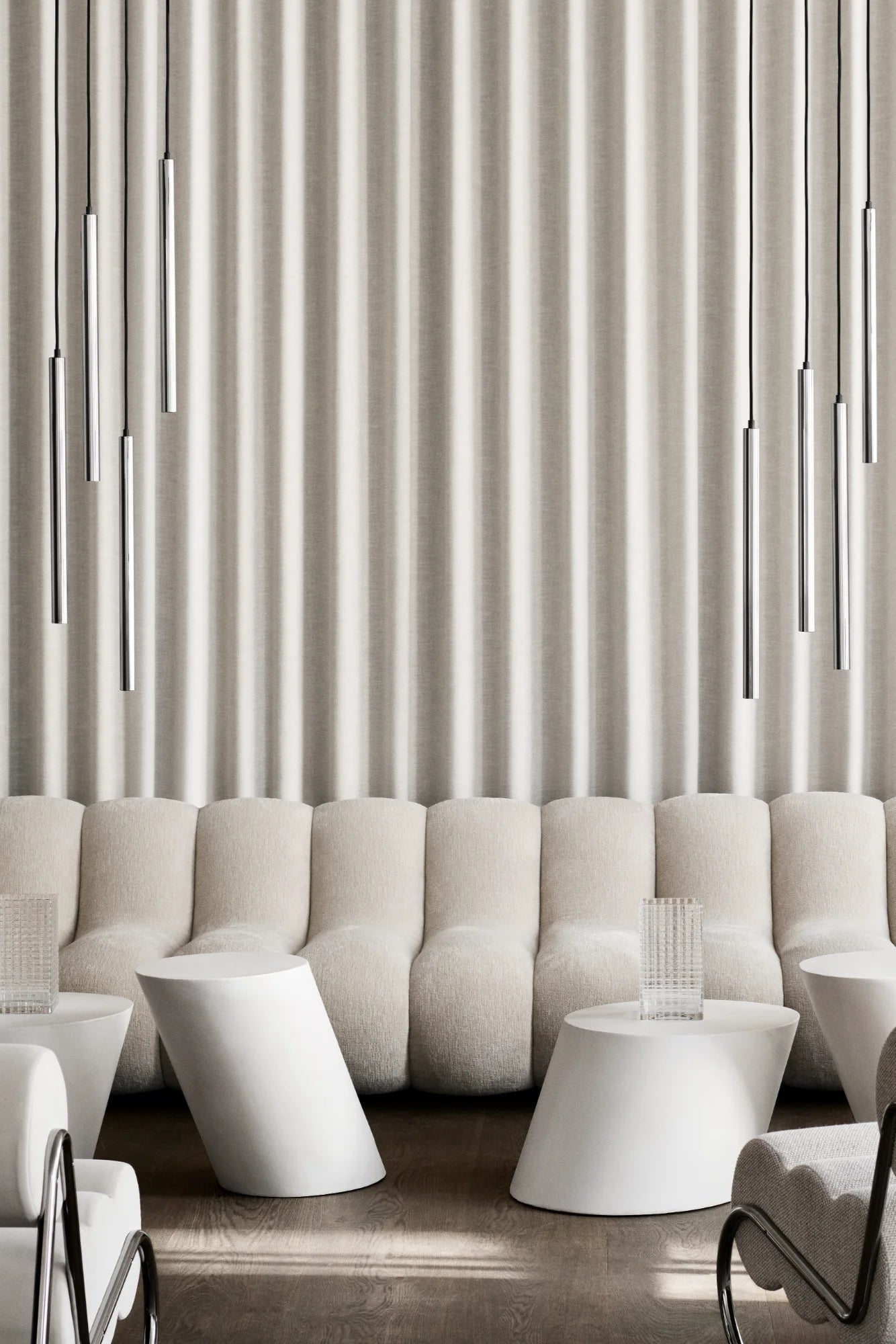 Pipe Pendant Light - Mirror Polished Steel - THAT COOL LIVING