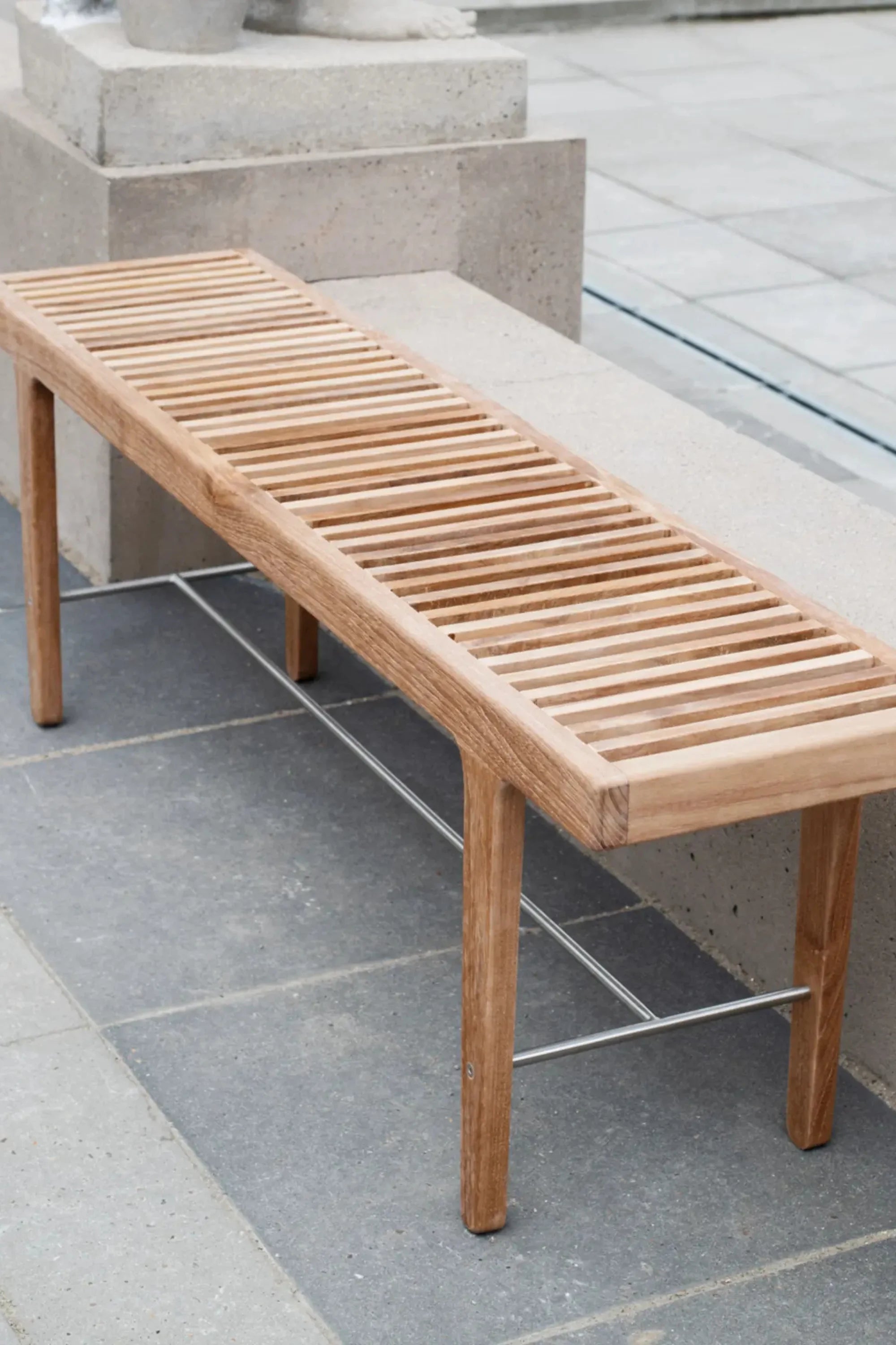 Outdoor Rib Dining Bench - THAT COOL LIVING