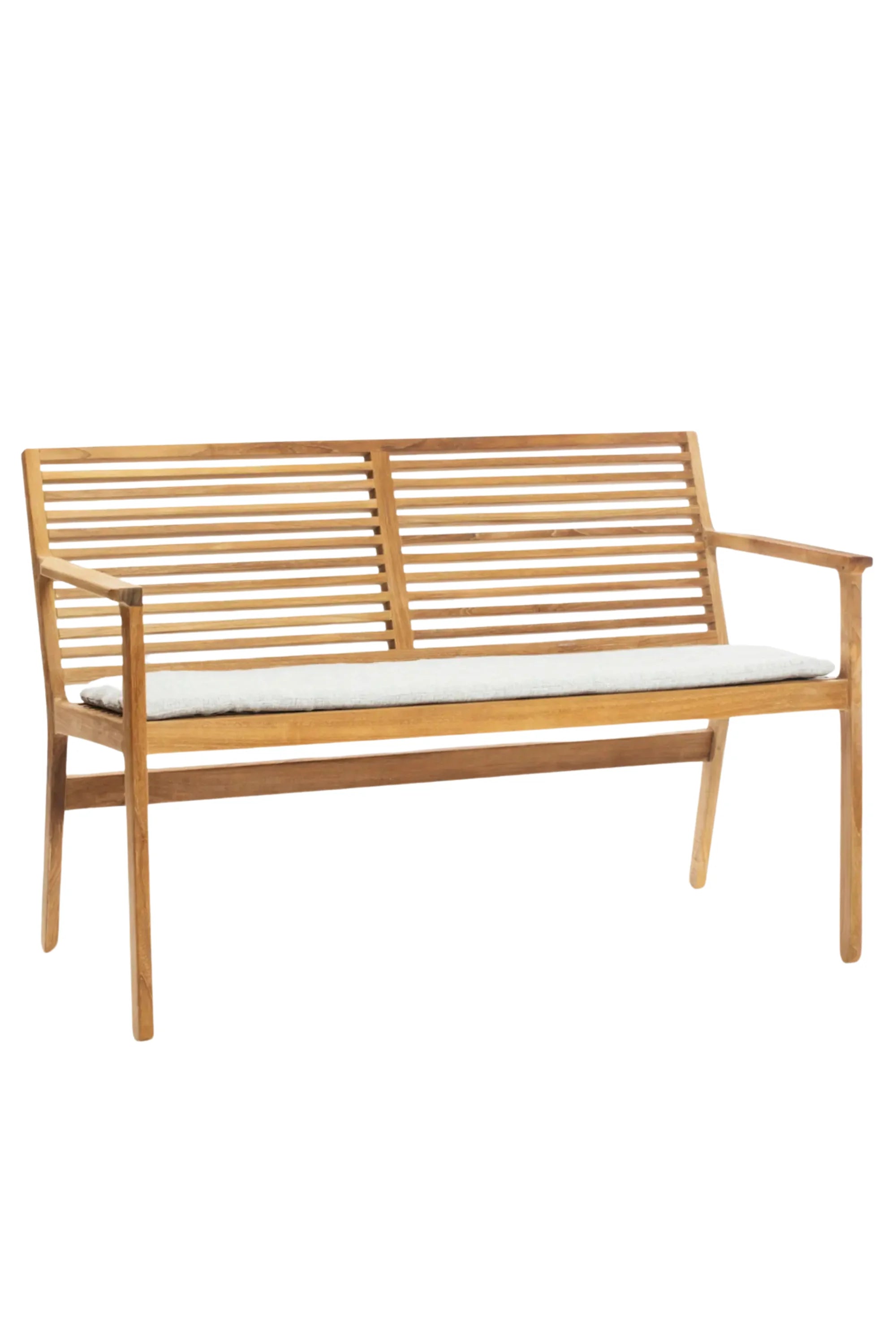 Outdoor Rib Dining Bench With Backrest - THAT COOL LIVING