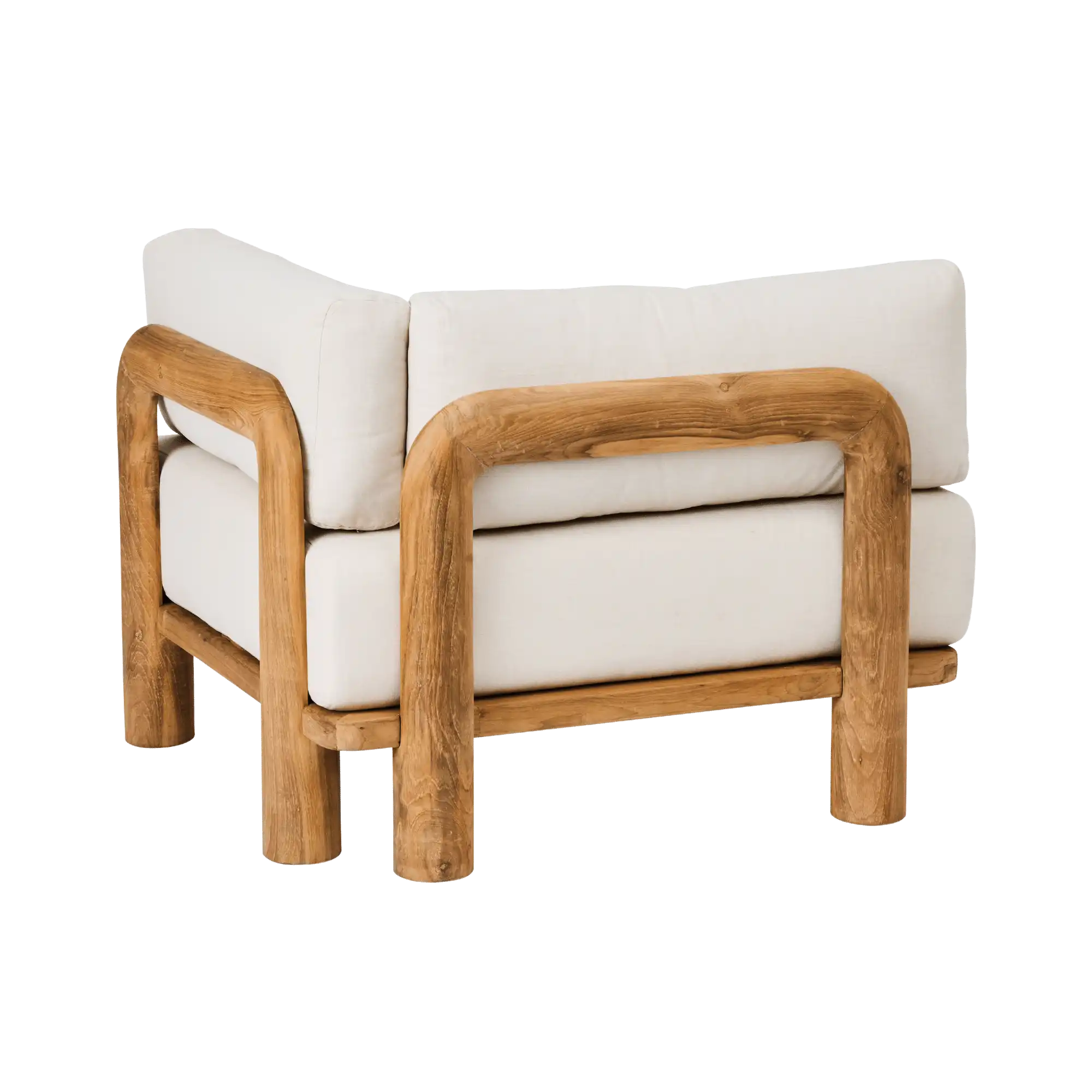 Teak Sofa Corner Module - THAT COOL LIVING