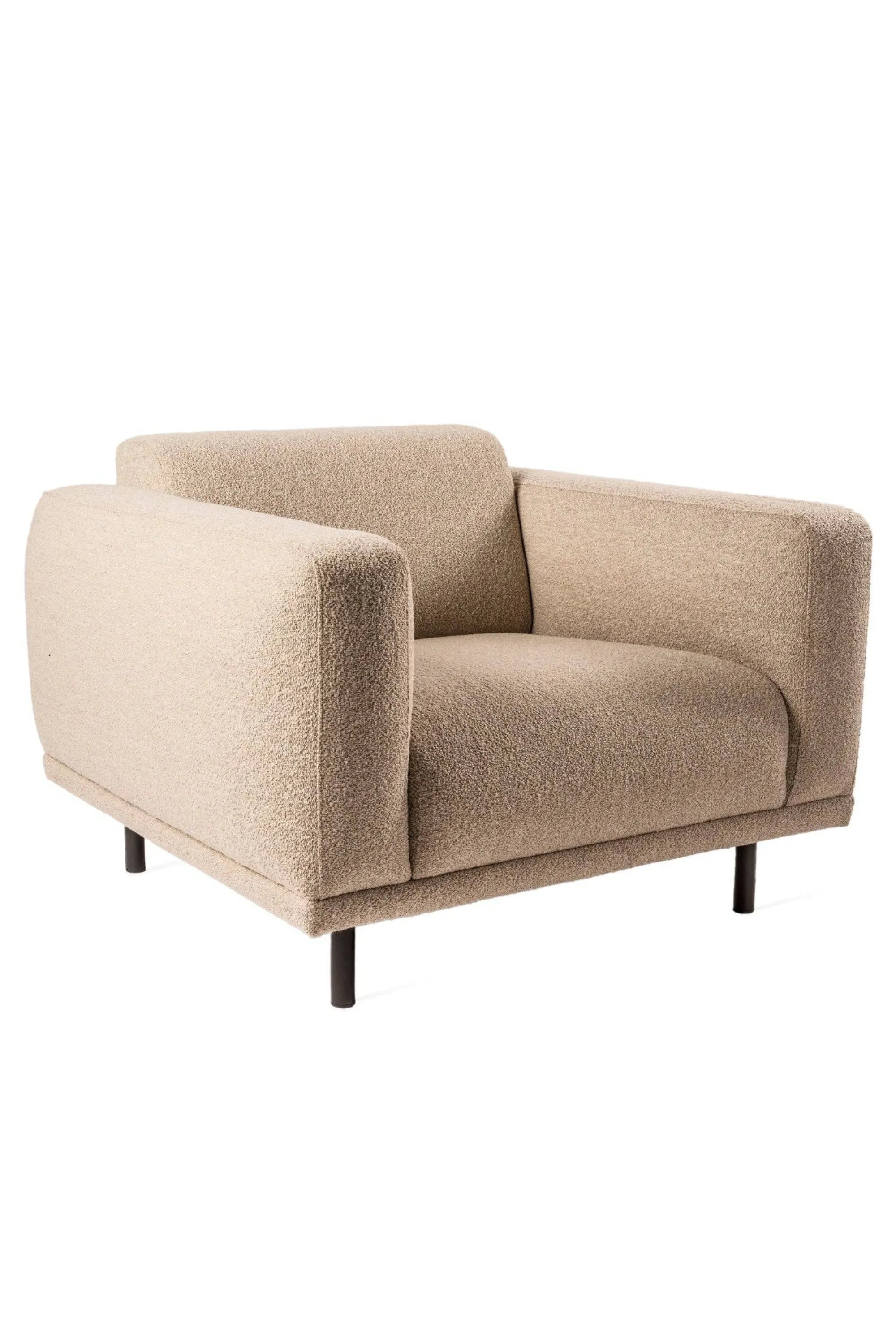 Chaise Longue Teddy - Beige