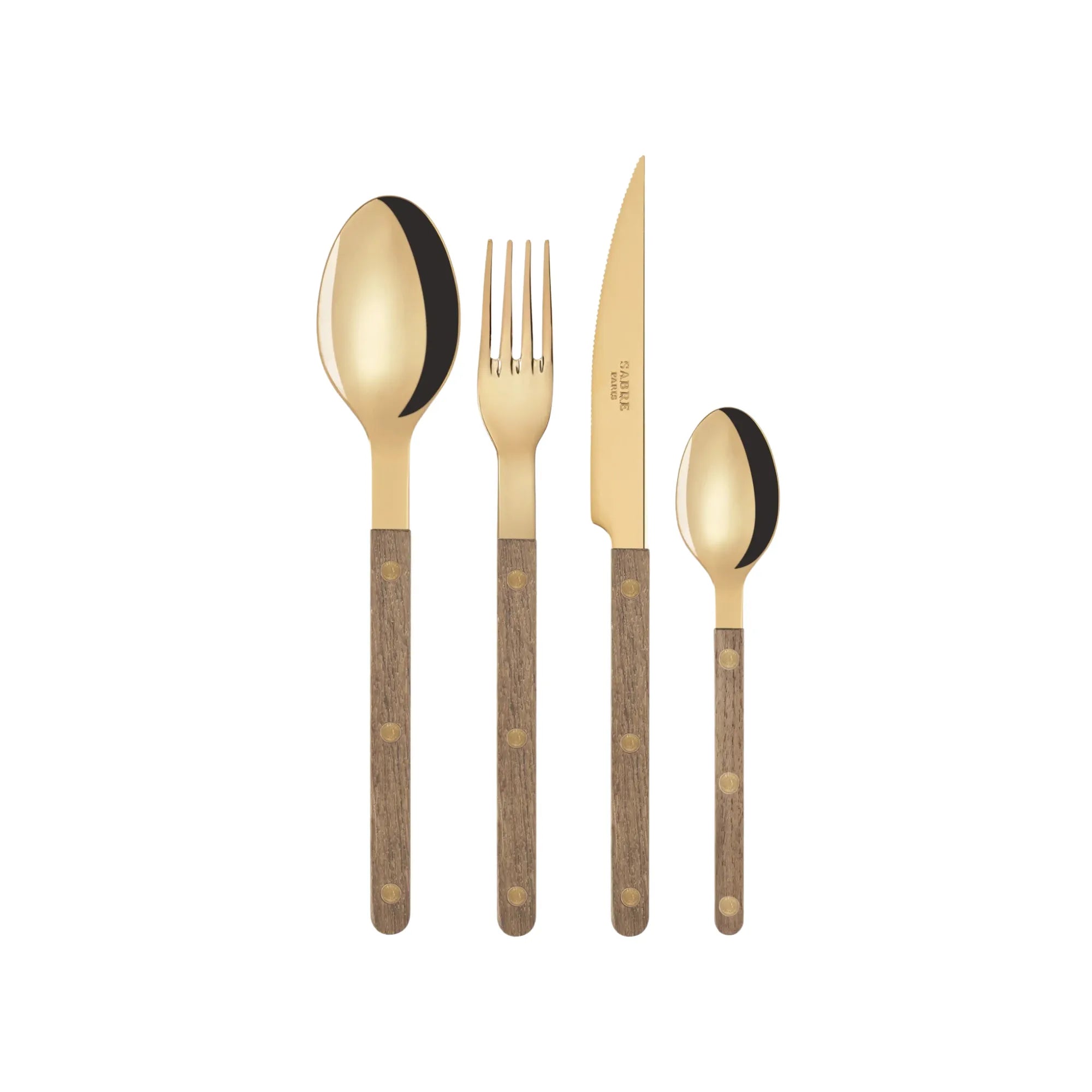 Bistrot Teak Cutlery Set - High Quality Silverware