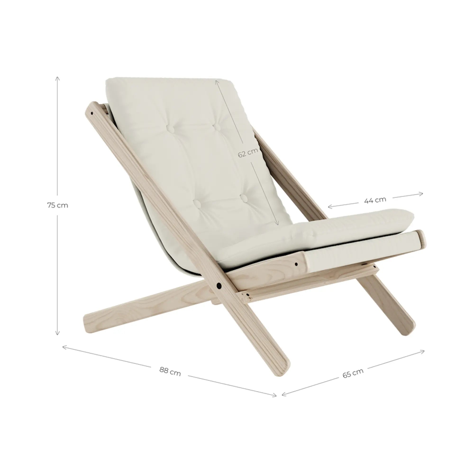 Boogie Futon Chair – Versatile Foldable Lounge Chair - Karup Design - That Cool Living