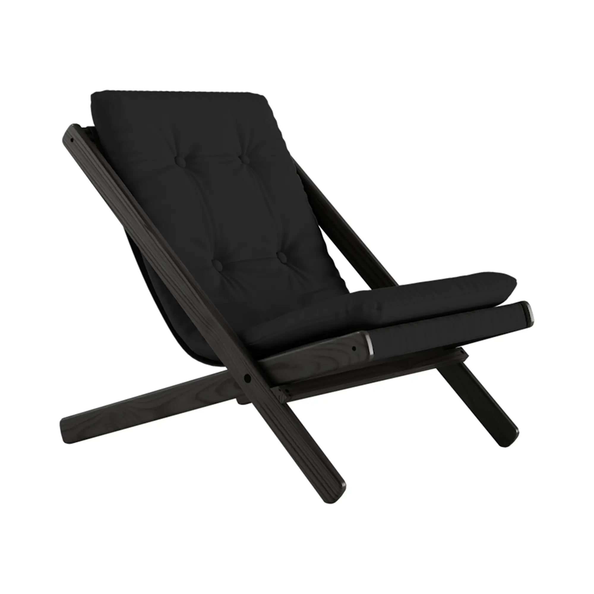 Innovative Boogie Futon Chair in magenta fabric with multi-position recline