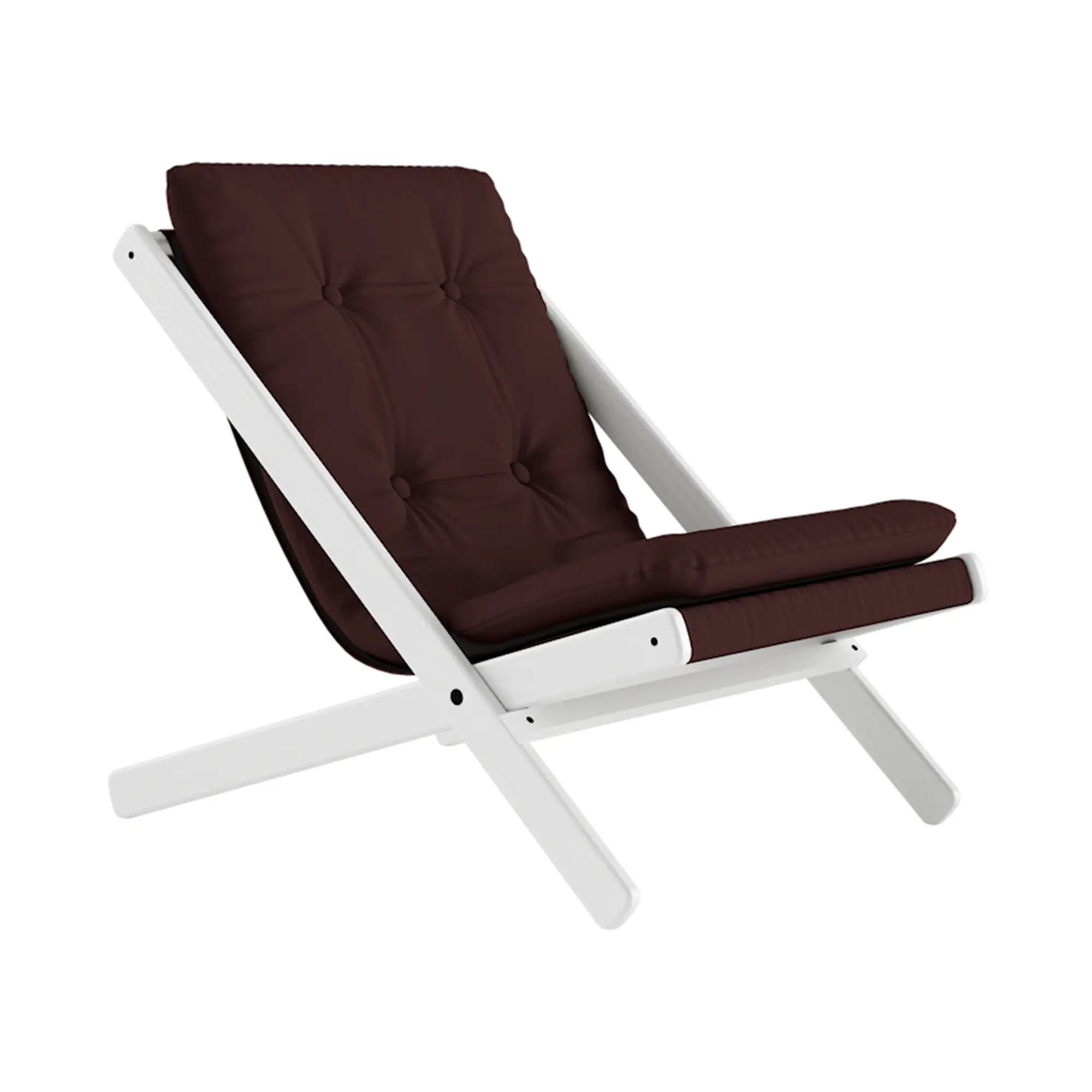 Trendy Boogie Futon Chair in copper fabric with stylish and chic design