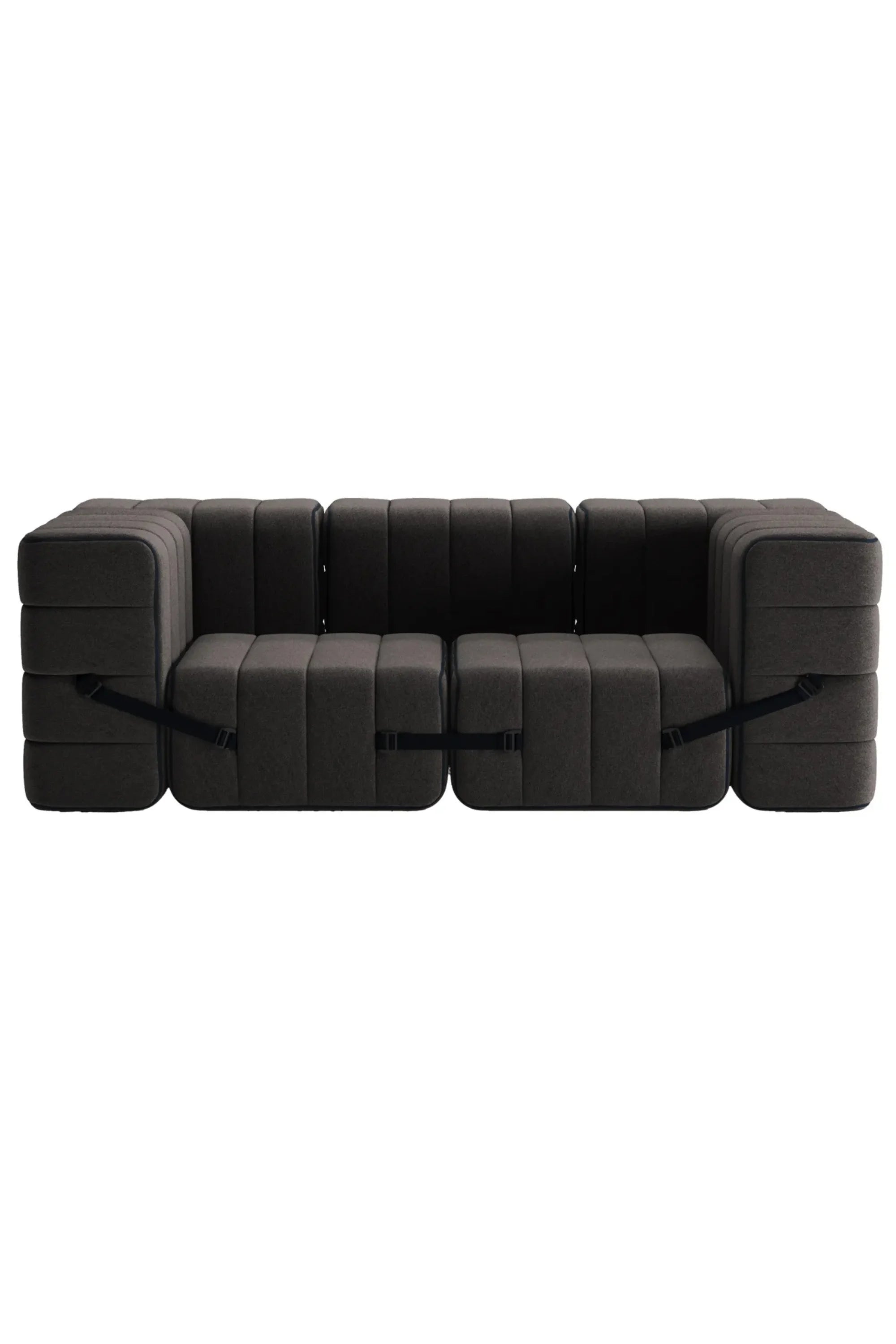 Curt Modular Sofa System - Fabric Jet - THAT COOL LIVING