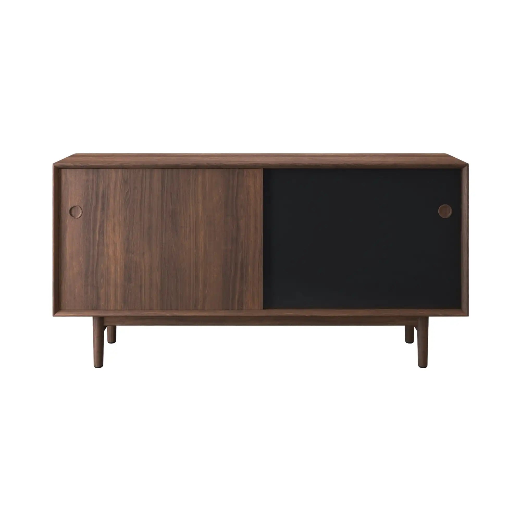 Modern dark wood No 11 Sideboard with sleek, minimalist design and ample storage space for dining or living room