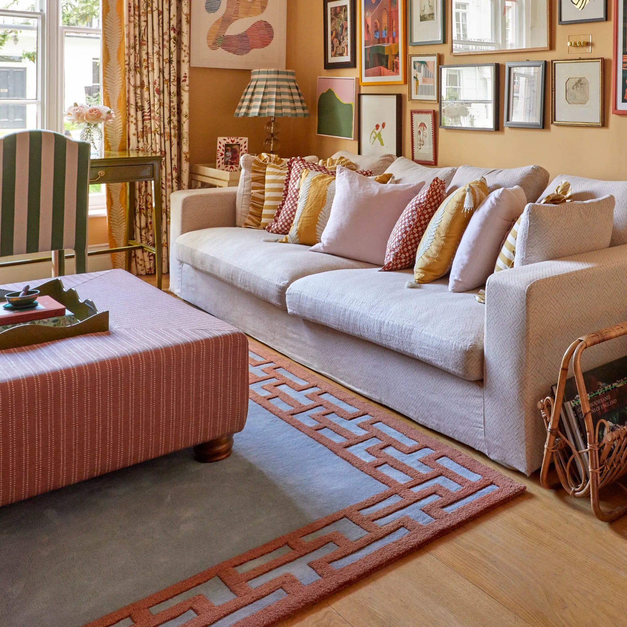  Stylish Indocine Wool Rug perfect for adding warmth and coziness to any space