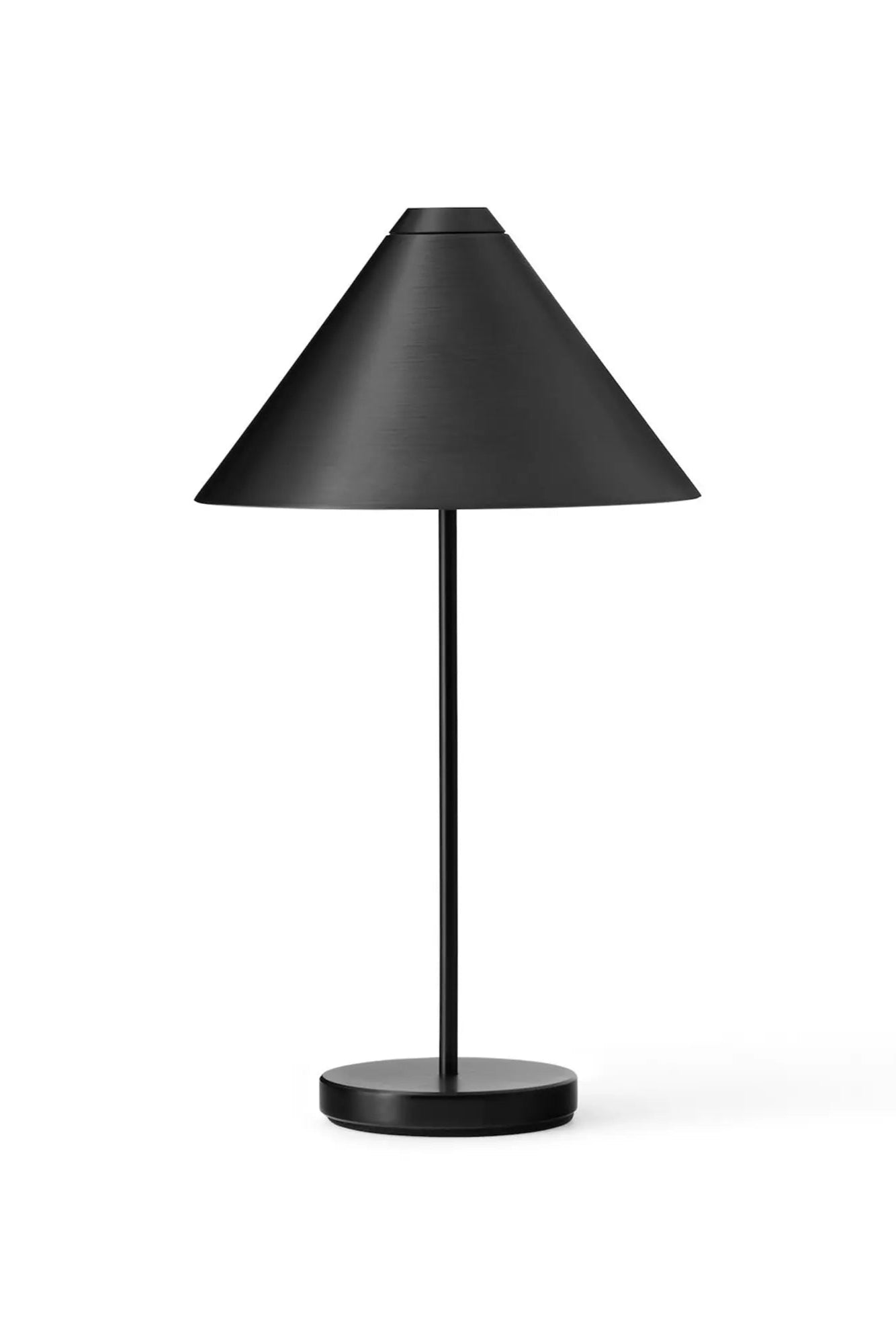 A close-up of the Brolly Portable Table Lamp's adjustable brightness settings
