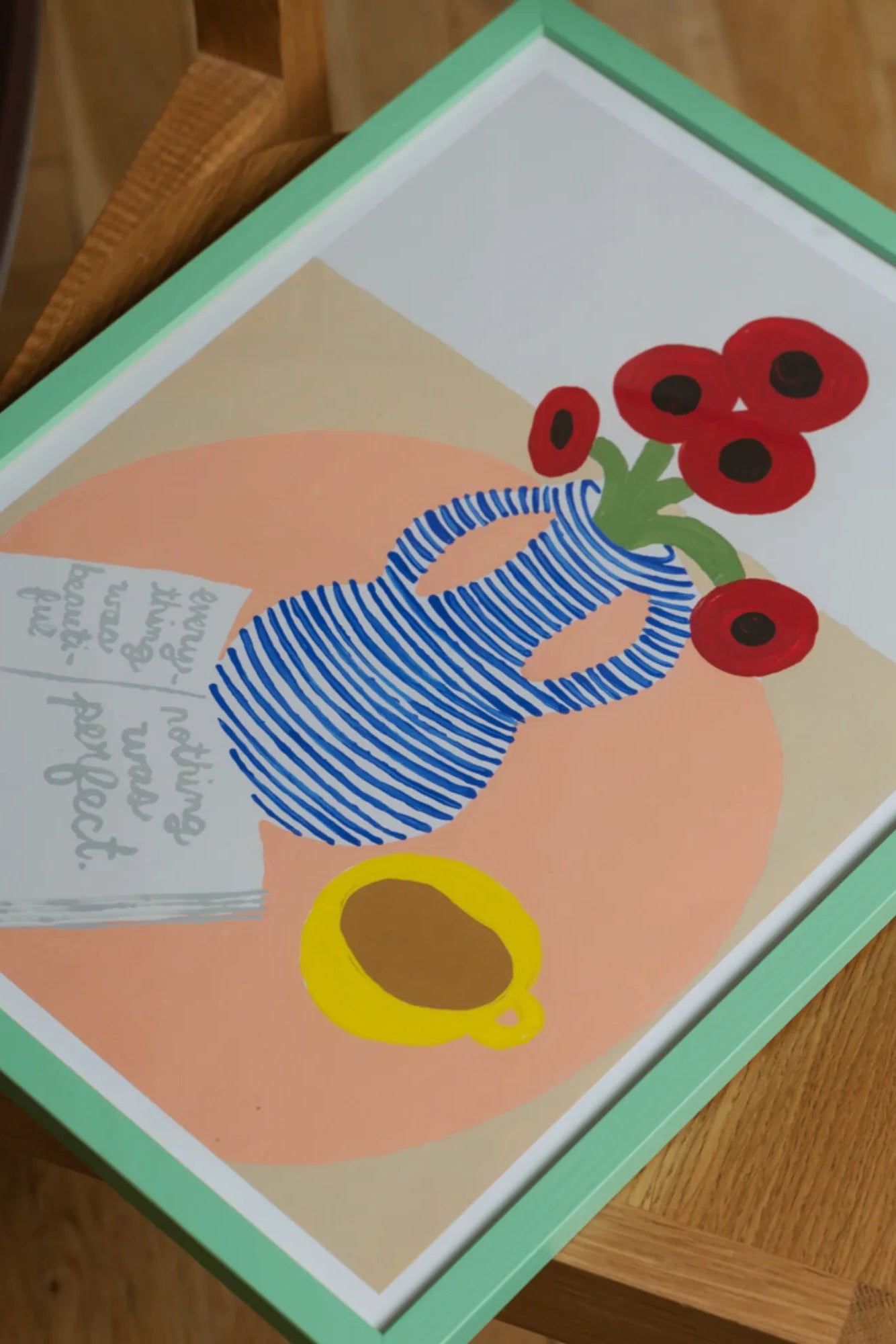 Stack of Everything was Perfect greeting cards with various colorful designs