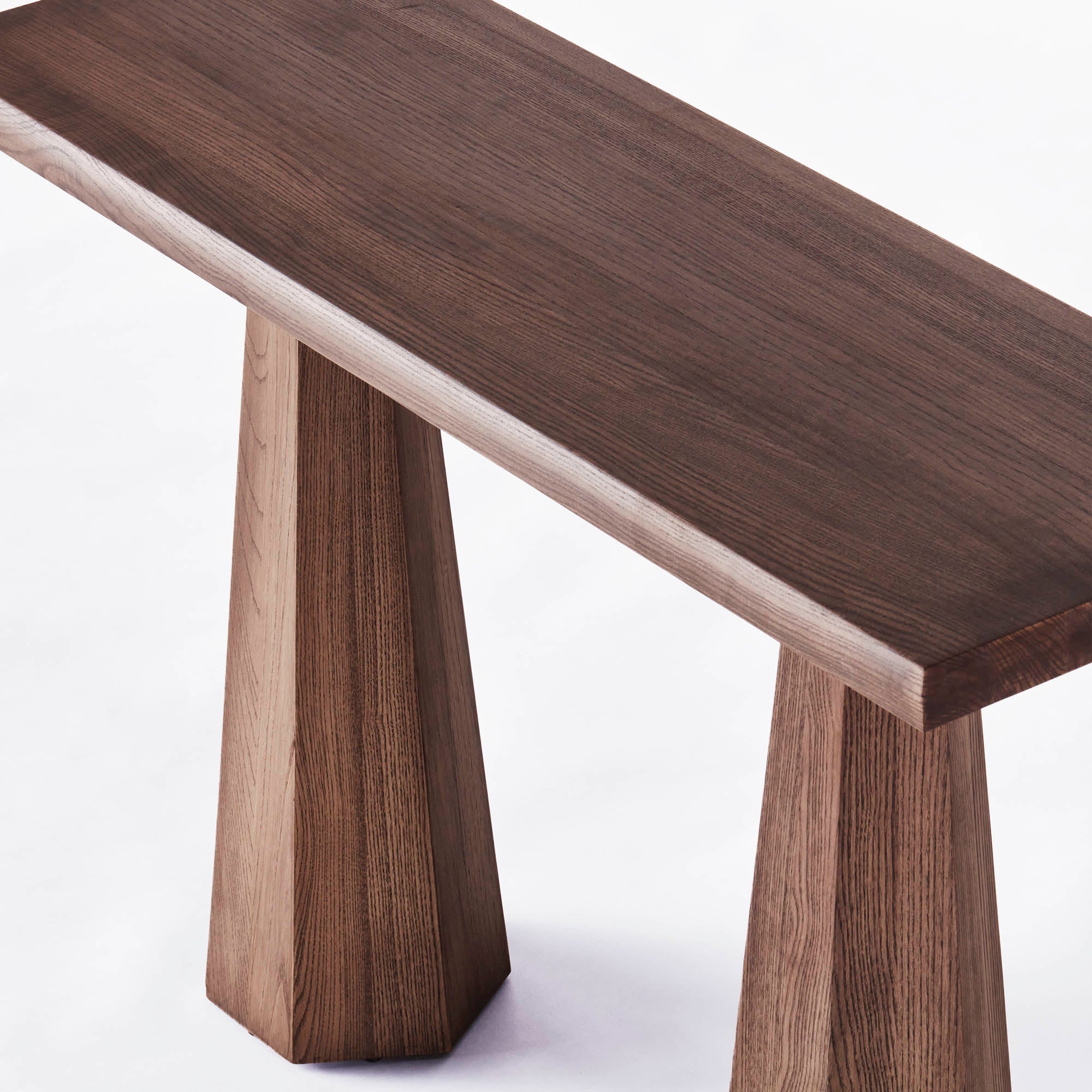Hexagon Console Table Stained Ash - THAT COOL LIVING