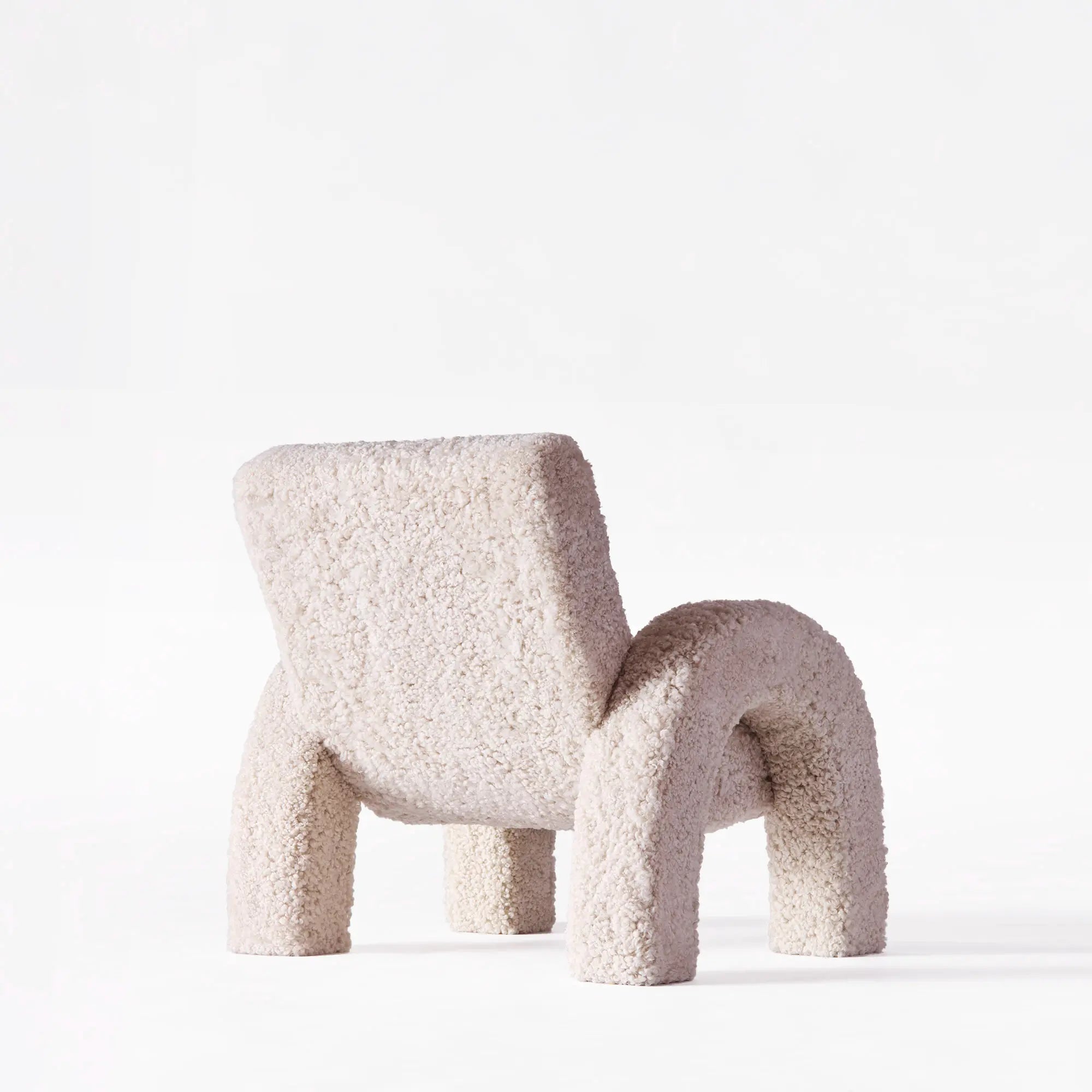 Arco Lounge Chair Small - Luxurious Sheepskin Armchair - Dusty Deco - That Cool Living