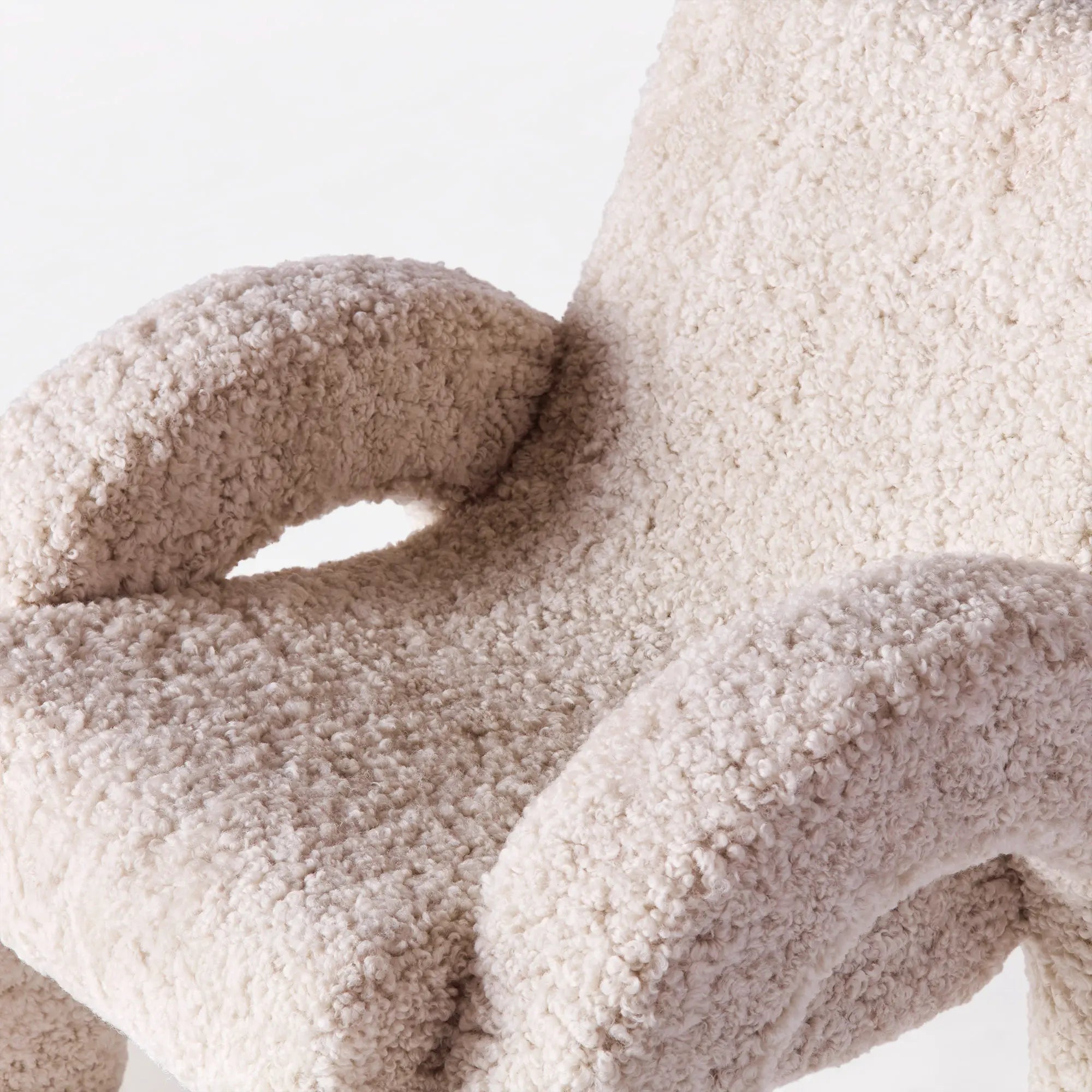 Arco Lounge Chair Small - Luxurious Sheepskin Armchair - Dusty Deco - That Cool Living