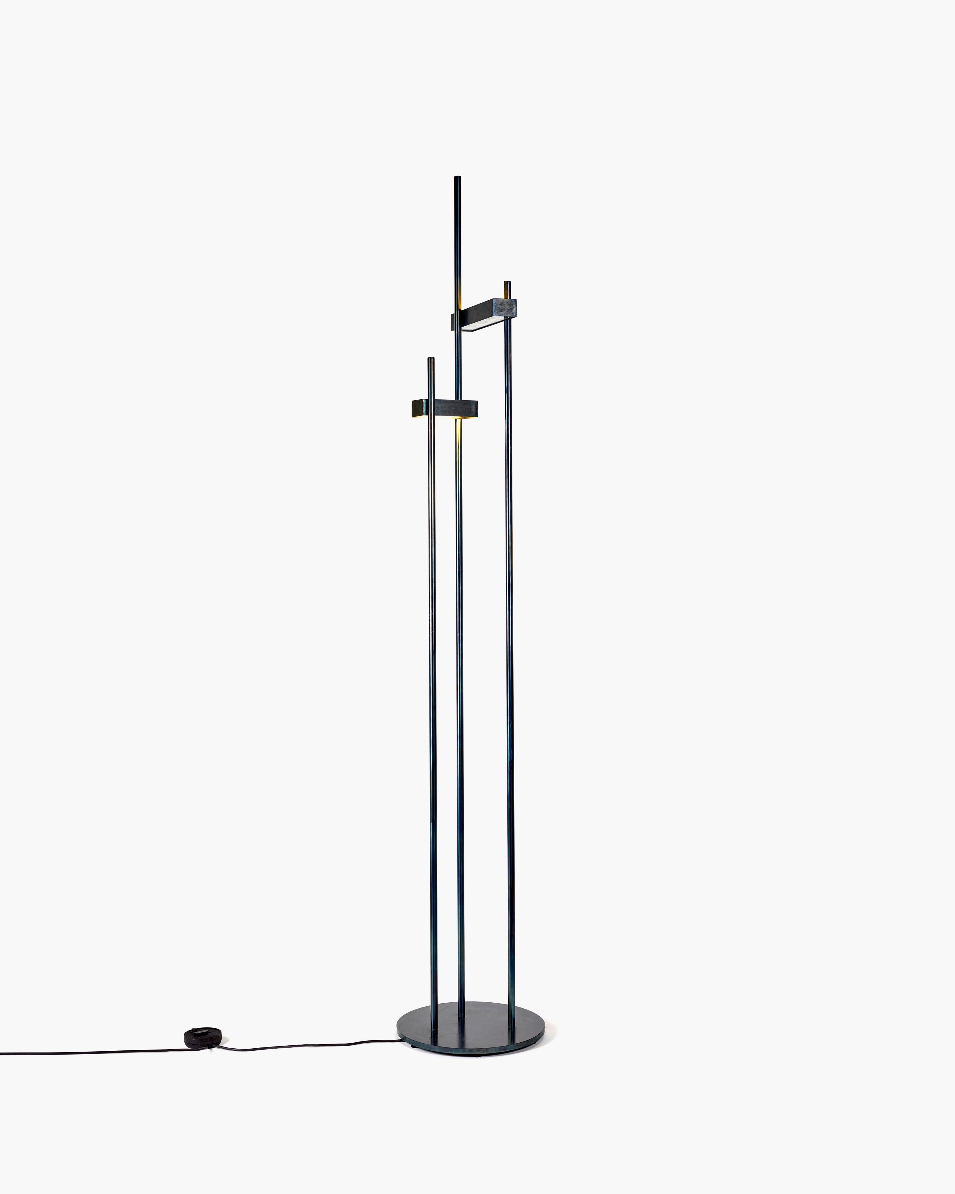 Floor lamp nr.38 bluesteel Sofisticato - THAT COOL LIVING