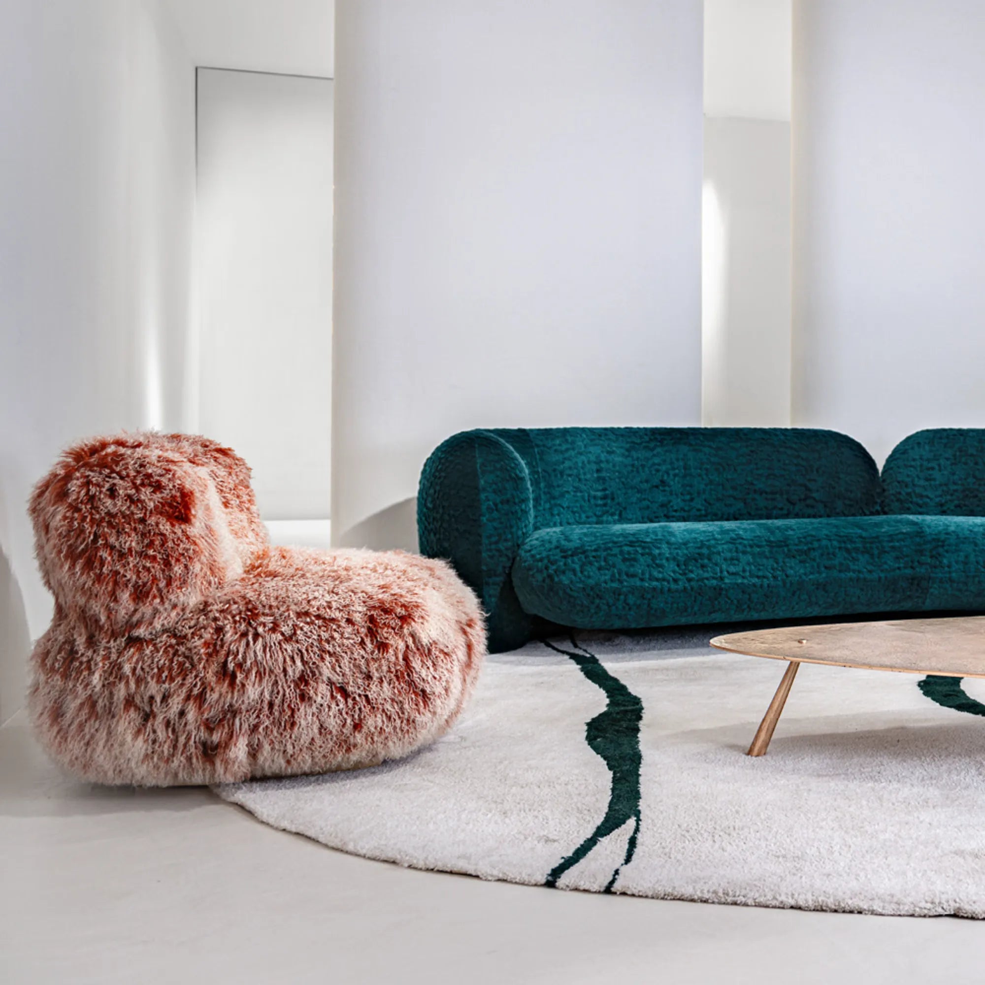 Lullaby Armchair - Mongolia Fur - THAT COOL LIVING