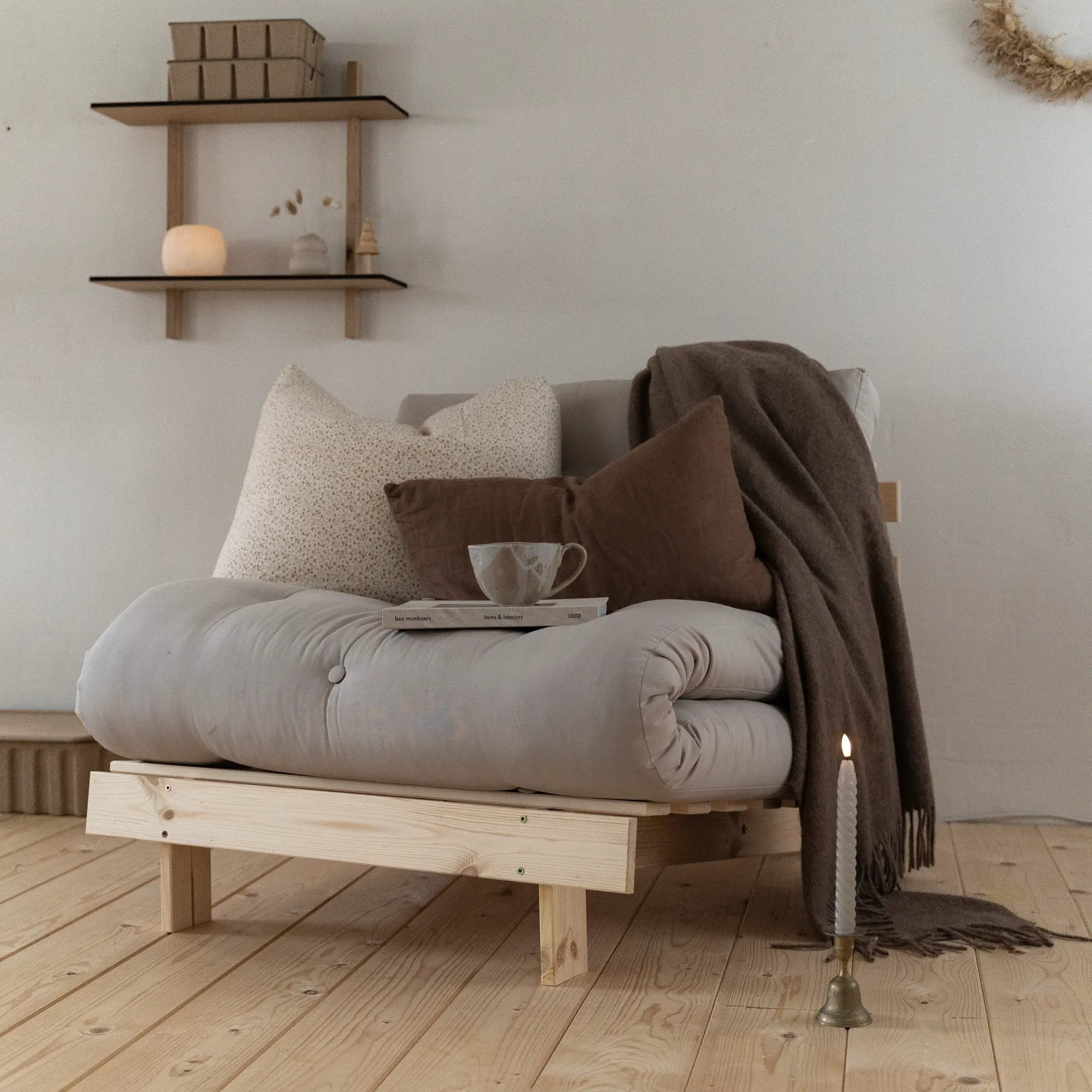 Roots Futon Lounge Chair - Multifunctional Sofa Bed - Ideal for small apartments and guest rooms - karup design - That Cool Living