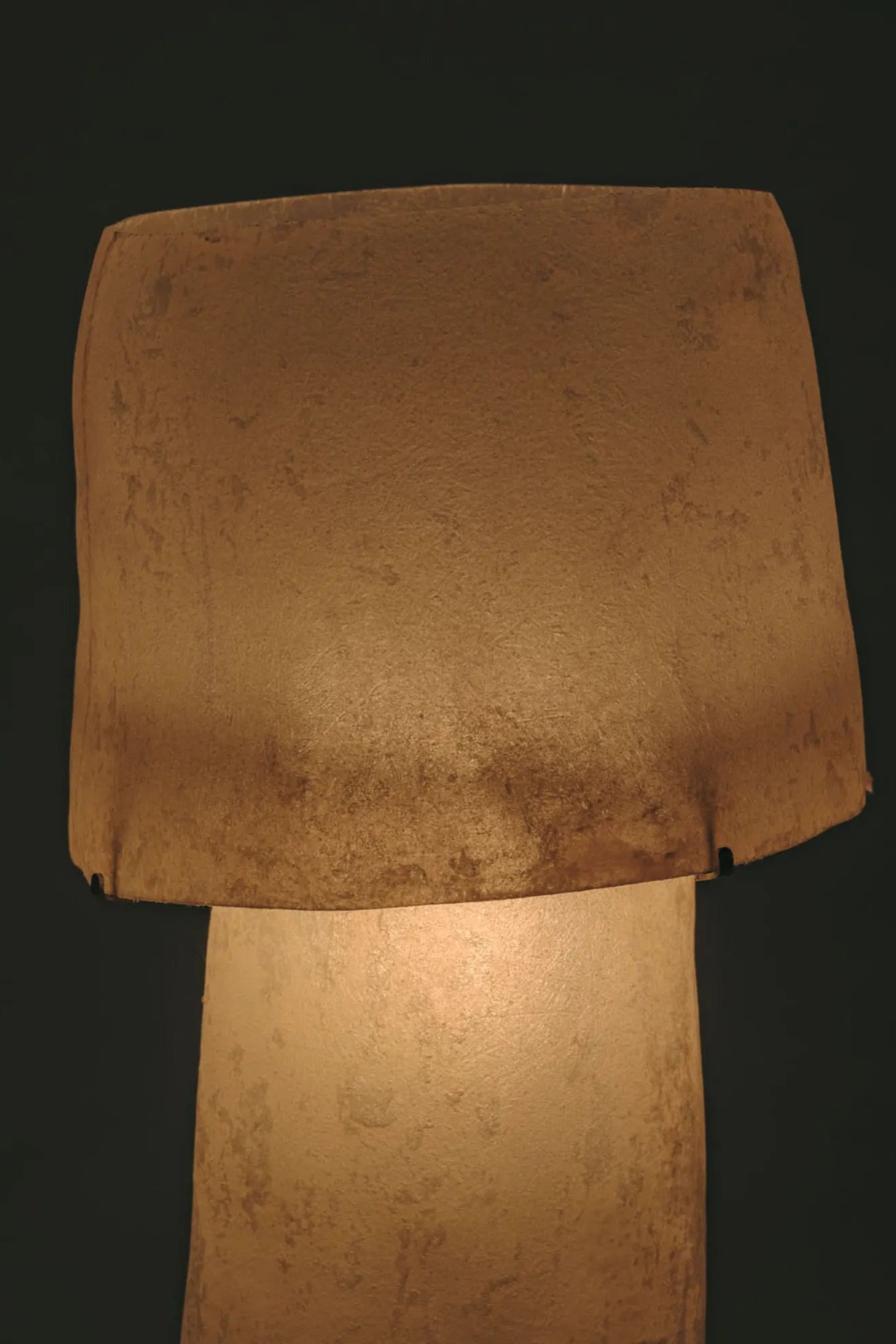 The ”Mush” Lamp (Tower) creating a relaxing ambiance in a reading nook