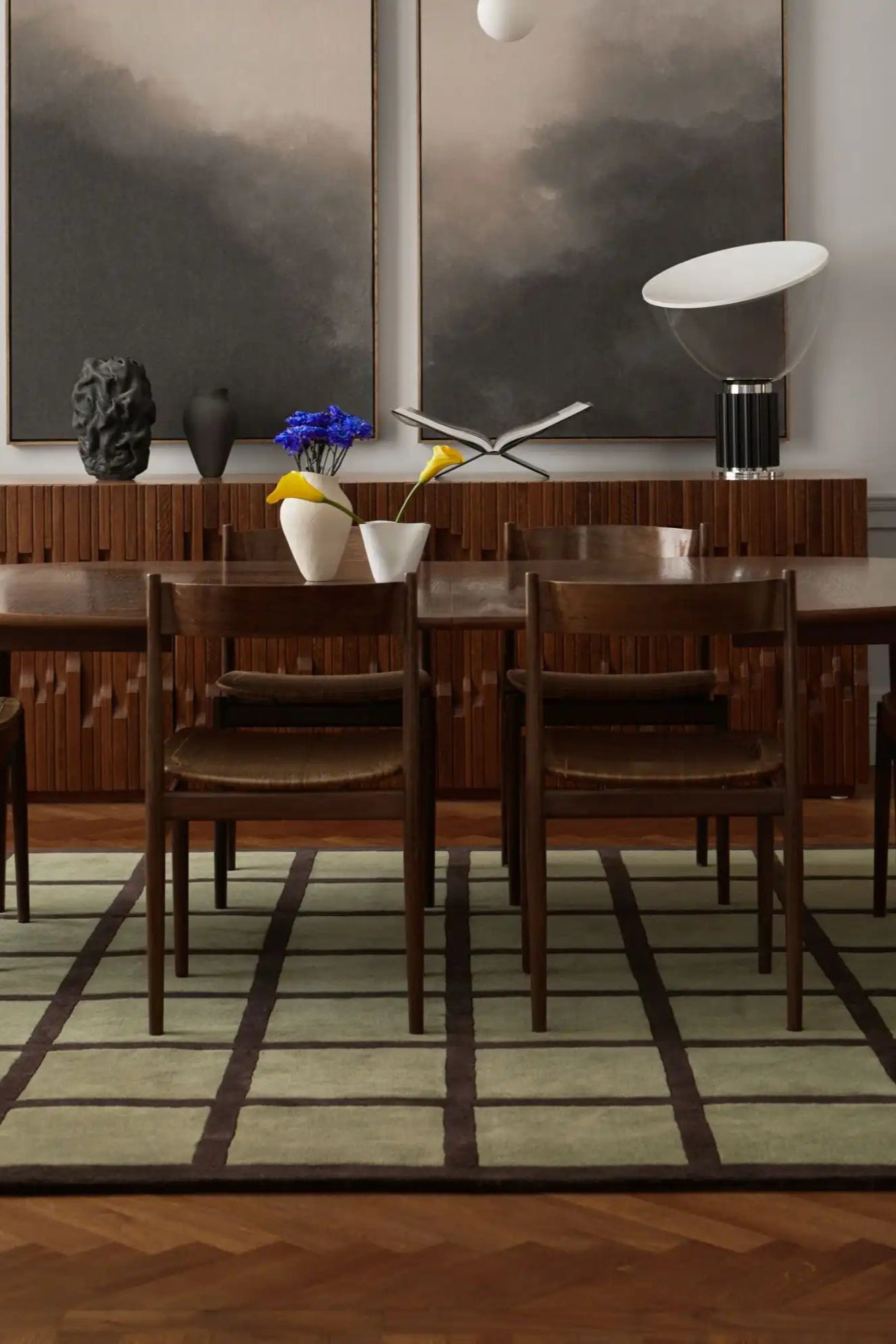 Avenue Checked Wool Rug - THAT COOL LIVING