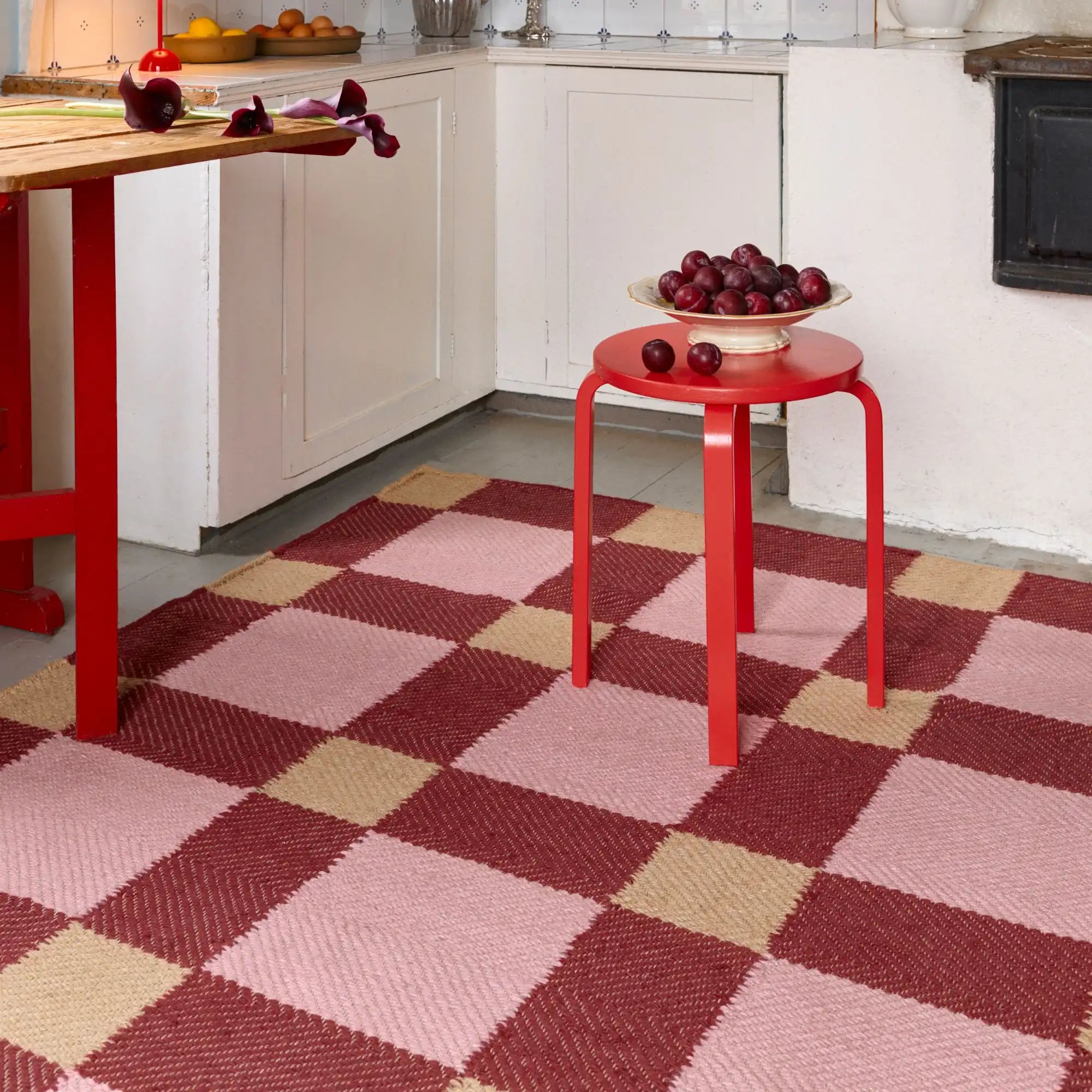 Plum Punch Jute Rug - THAT COOL LIVING
