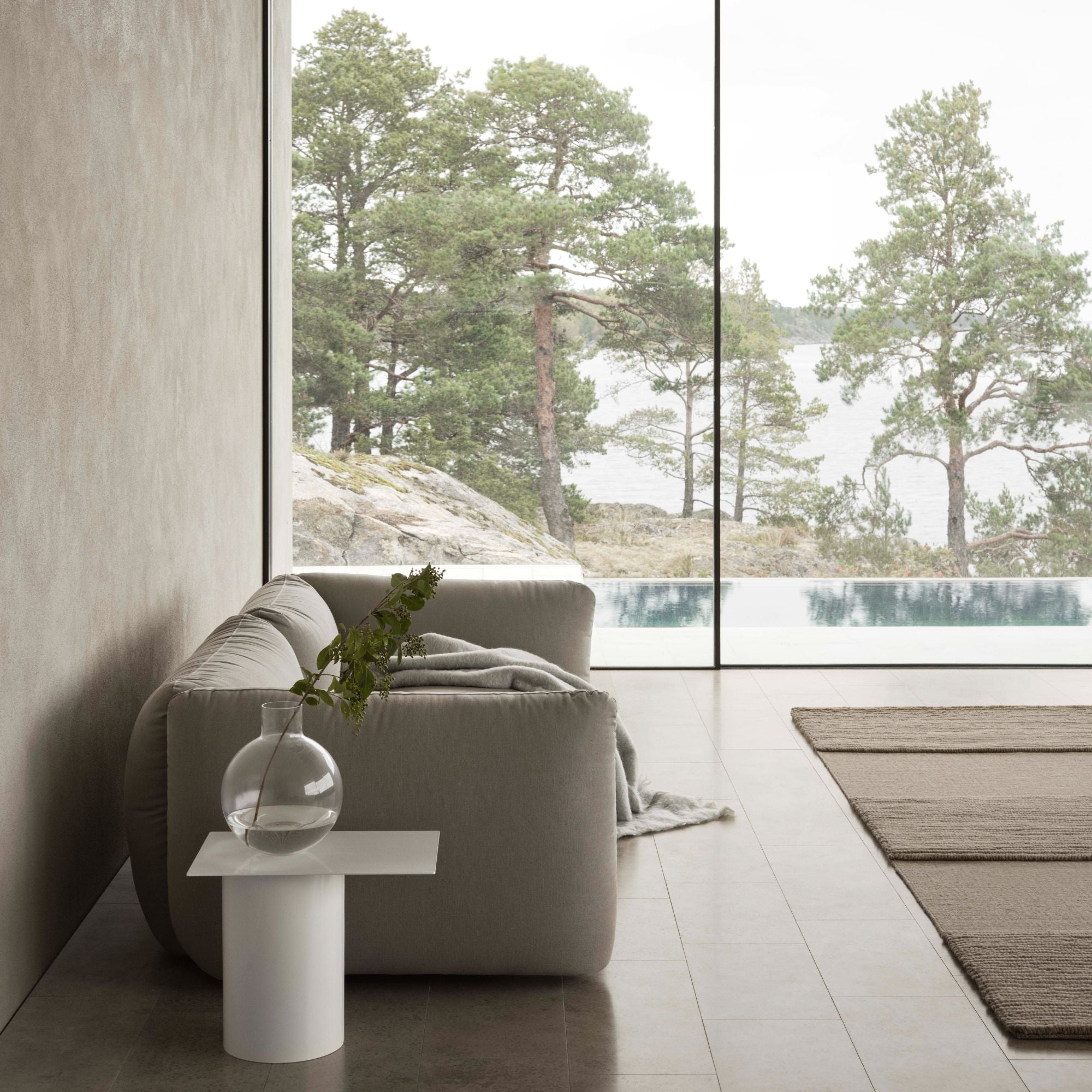 Lotta Agaton 2-Seater Sofa - Linen - THAT COOL LIVING