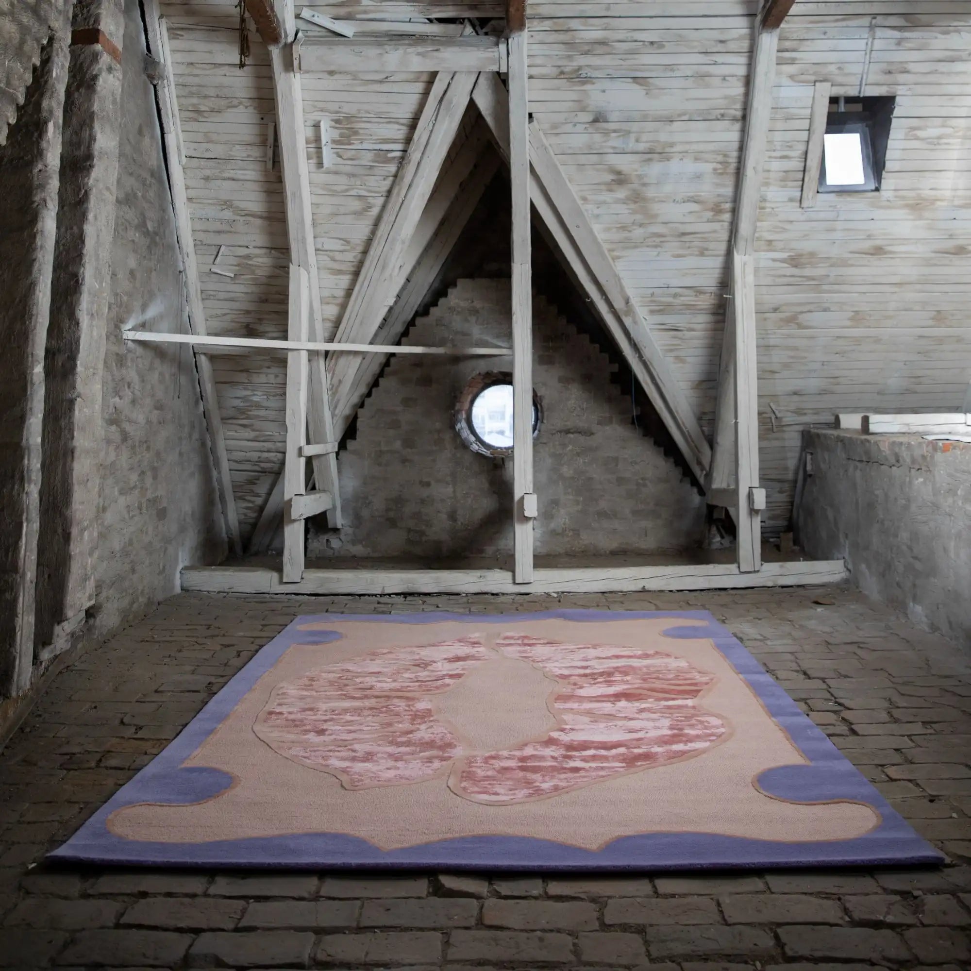 Lips Patterned Wool Rug - THAT COOL LIVING