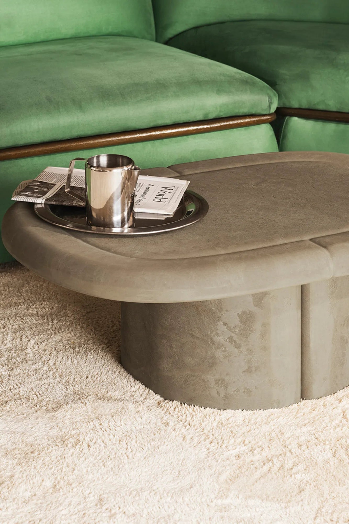 Alder Oval Lounge Table - THAT COOL LIVING