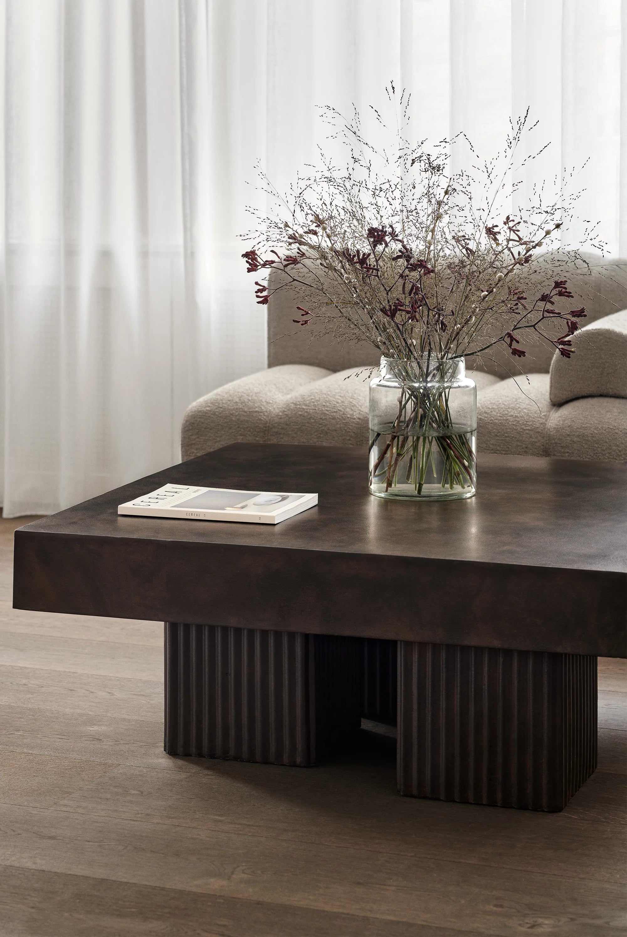 Gear Square Coffee Table - Chalk - THAT COOL LIVING
