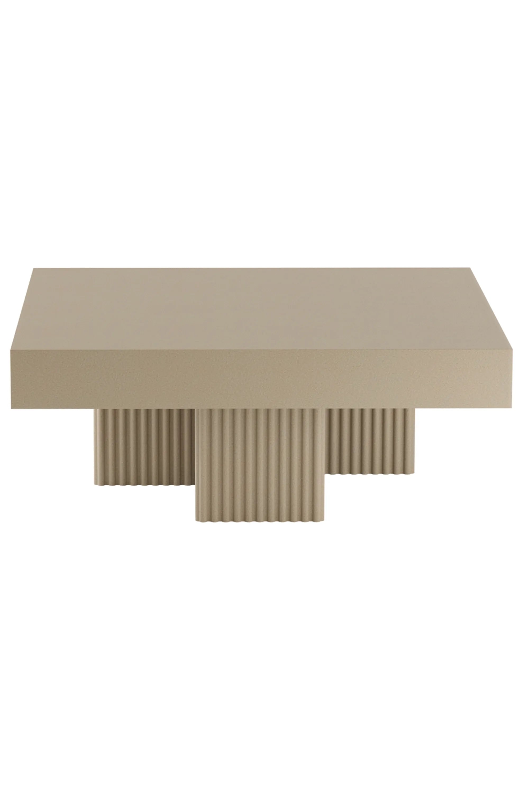 Gear Square Coffee Table - Chalk - THAT COOL LIVING
