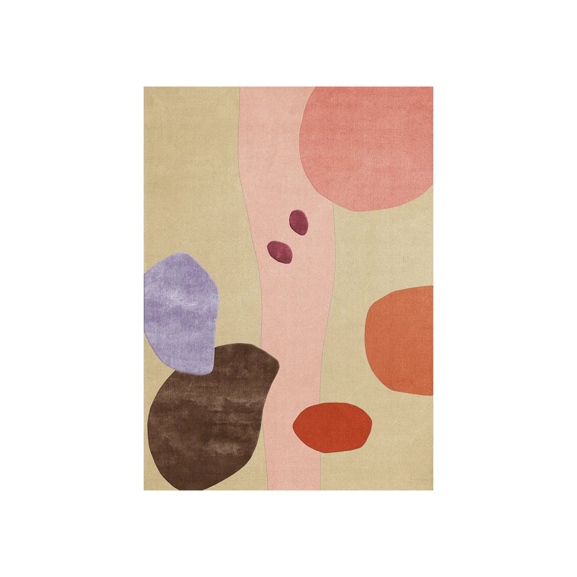 Magical Garden Wool Rug with intricate floral patterns and vibrant colors