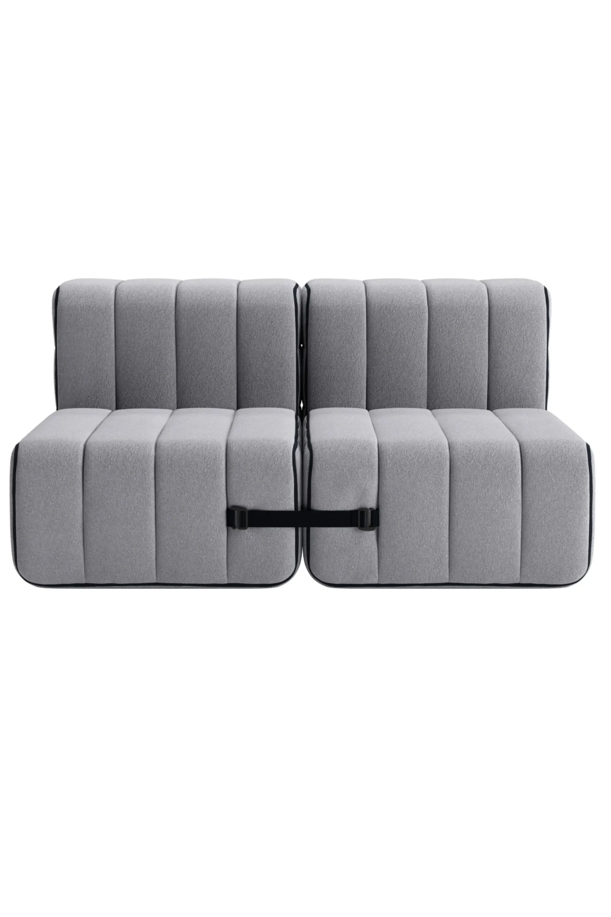 Curt Modular Sofa System - Fabric Jet - THAT COOL LIVING
