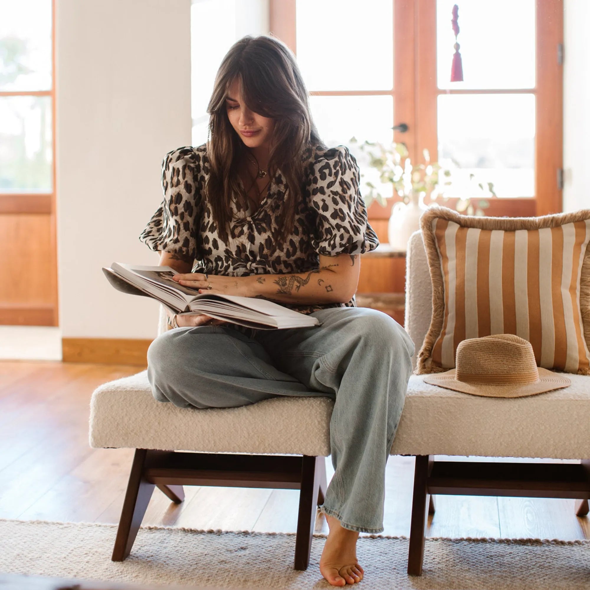 Jackie x Michelle Double Sided Cushion - THAT COOL LIVING
