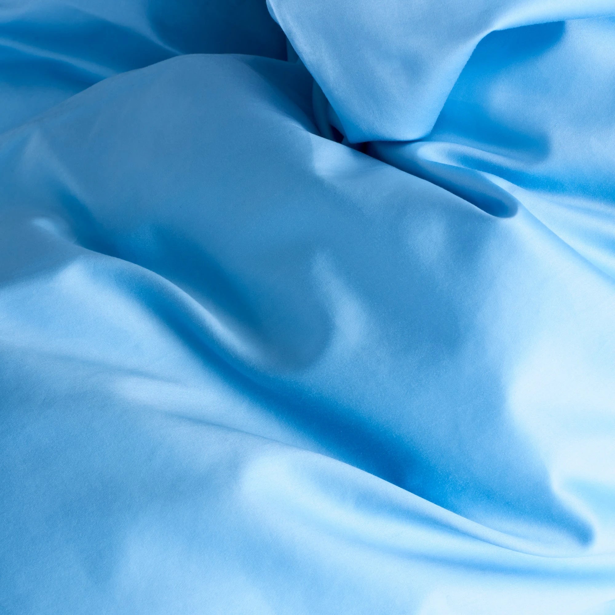 Pure Sateen Duvet Cover - Baby Blue - THAT COOL LIVING