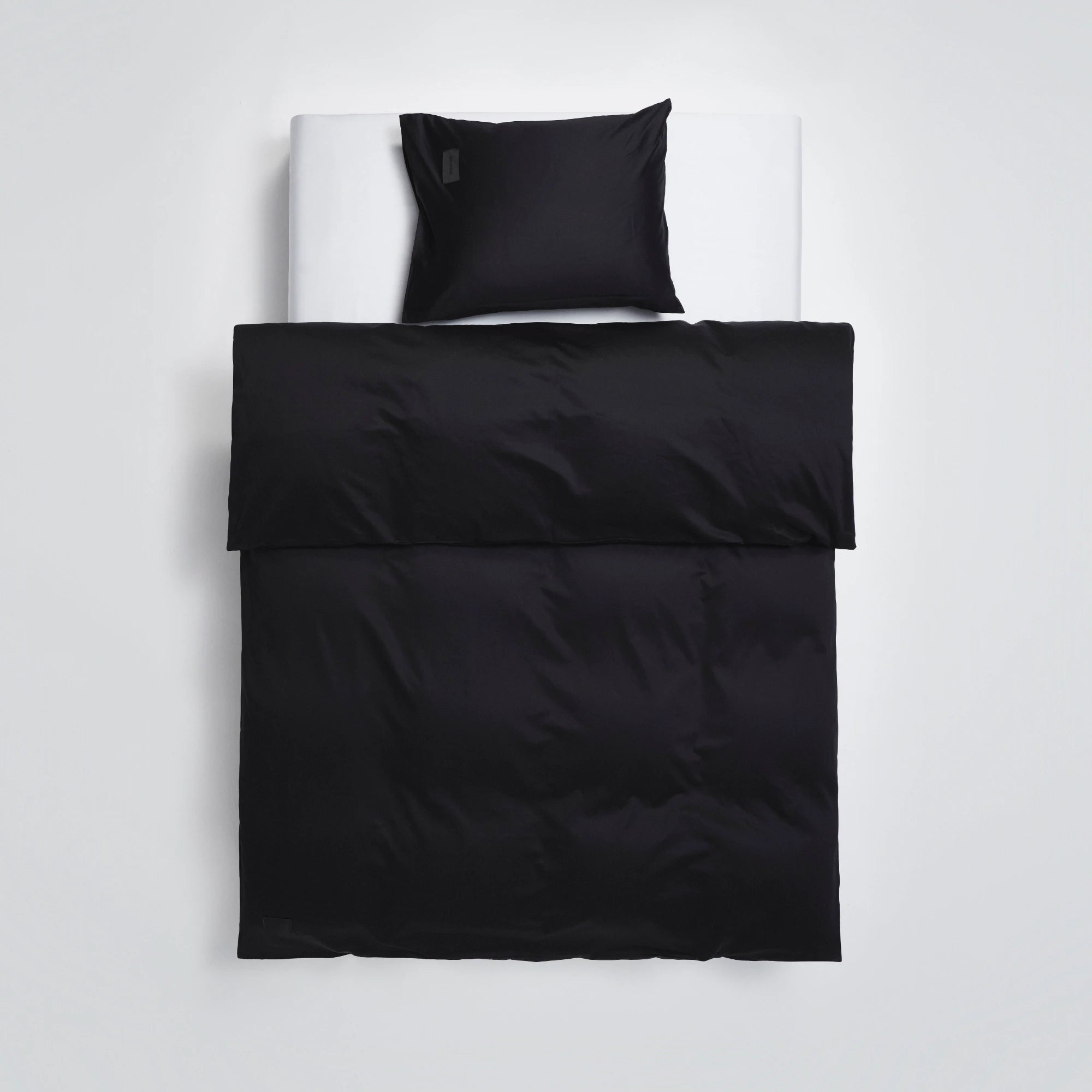 Pure Sateen Duvet Cover - Black - THAT COOL LIVING