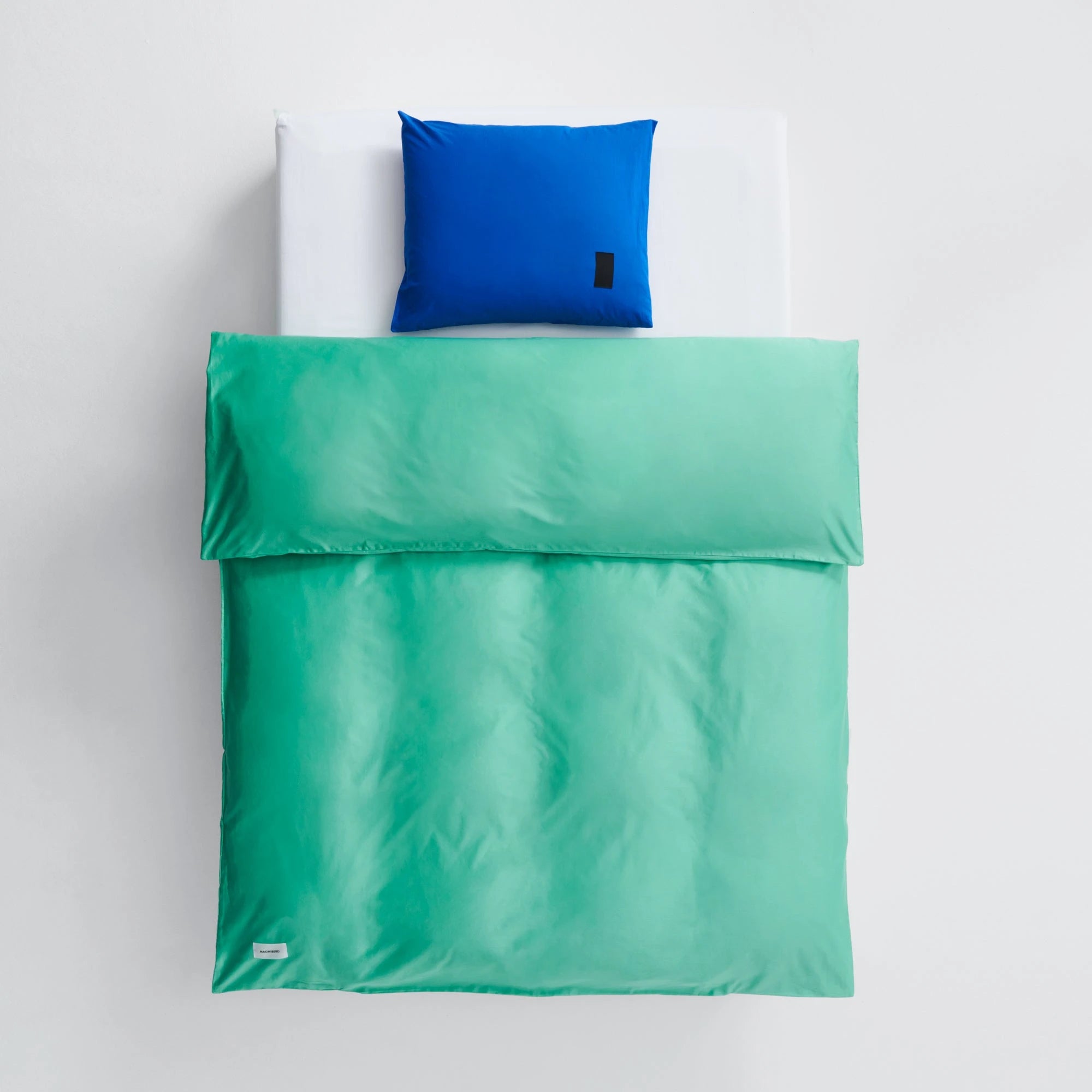 Pure Sateen Duvet Cover - Fresh Green - THAT COOL LIVING