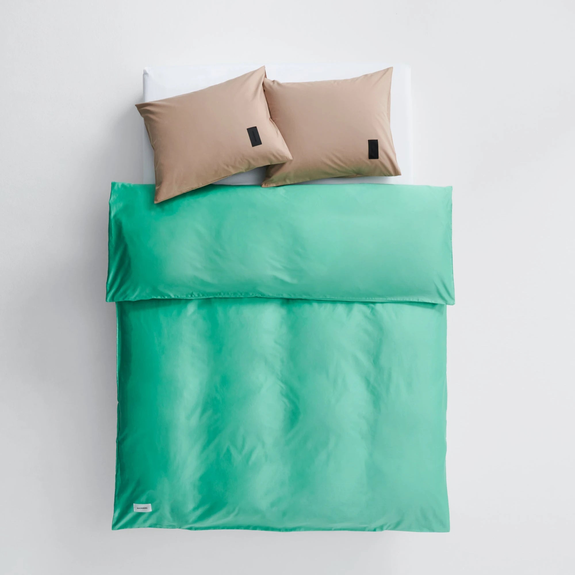 Pure Sateen Duvet Cover - Fresh Green - THAT COOL LIVING