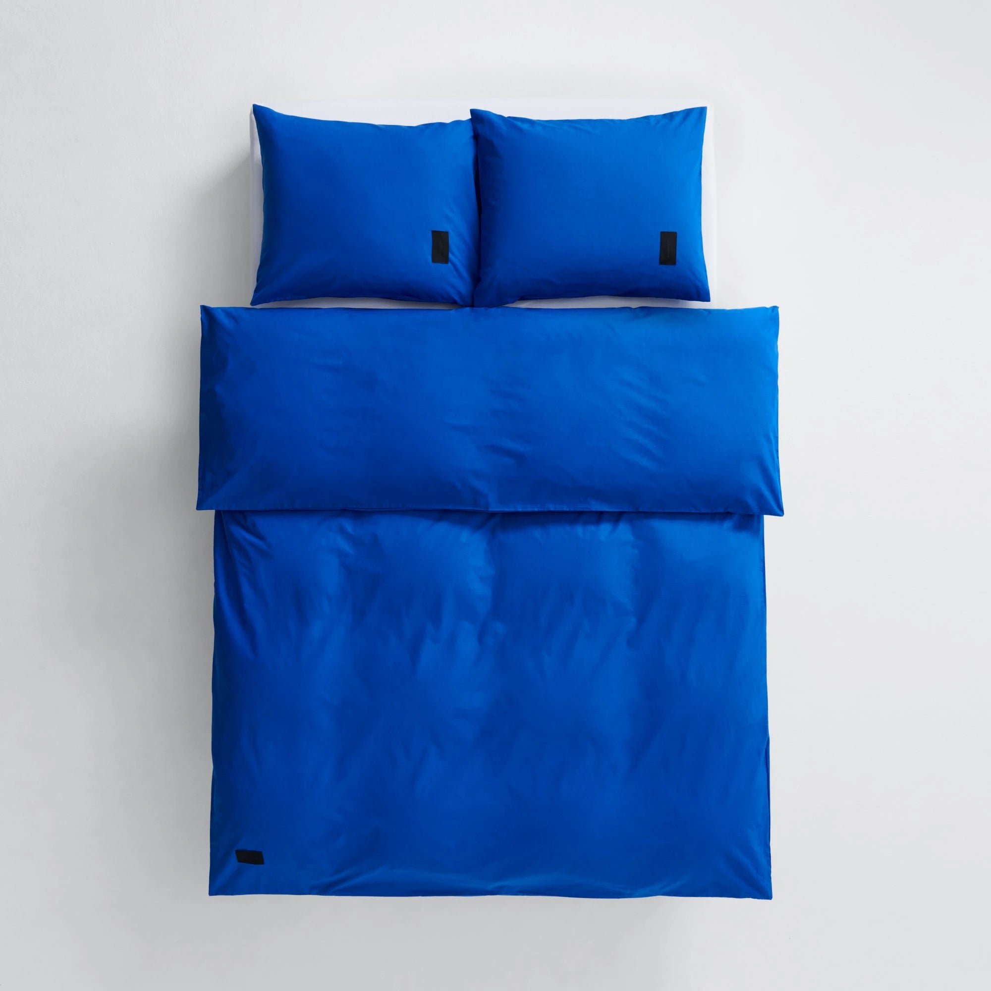 Pure Poplin Duvet Cover - Italian Blue - THAT COOL LIVING
