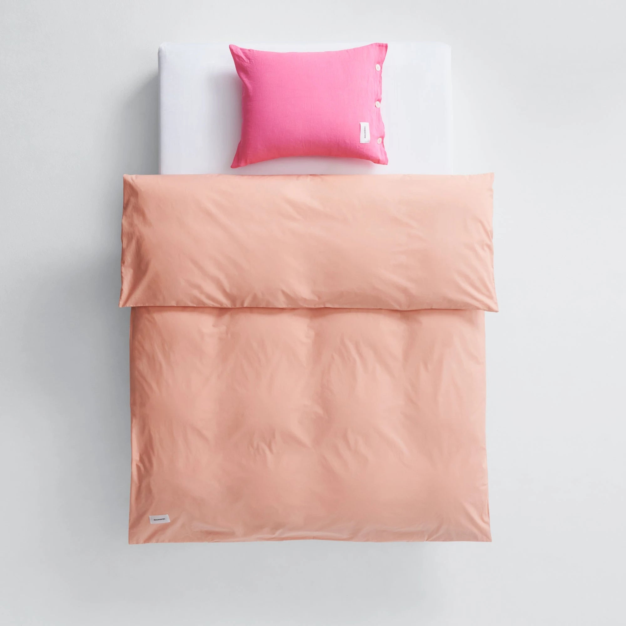 Pure Poplin Duvet Cover - Peach - THAT COOL LIVING