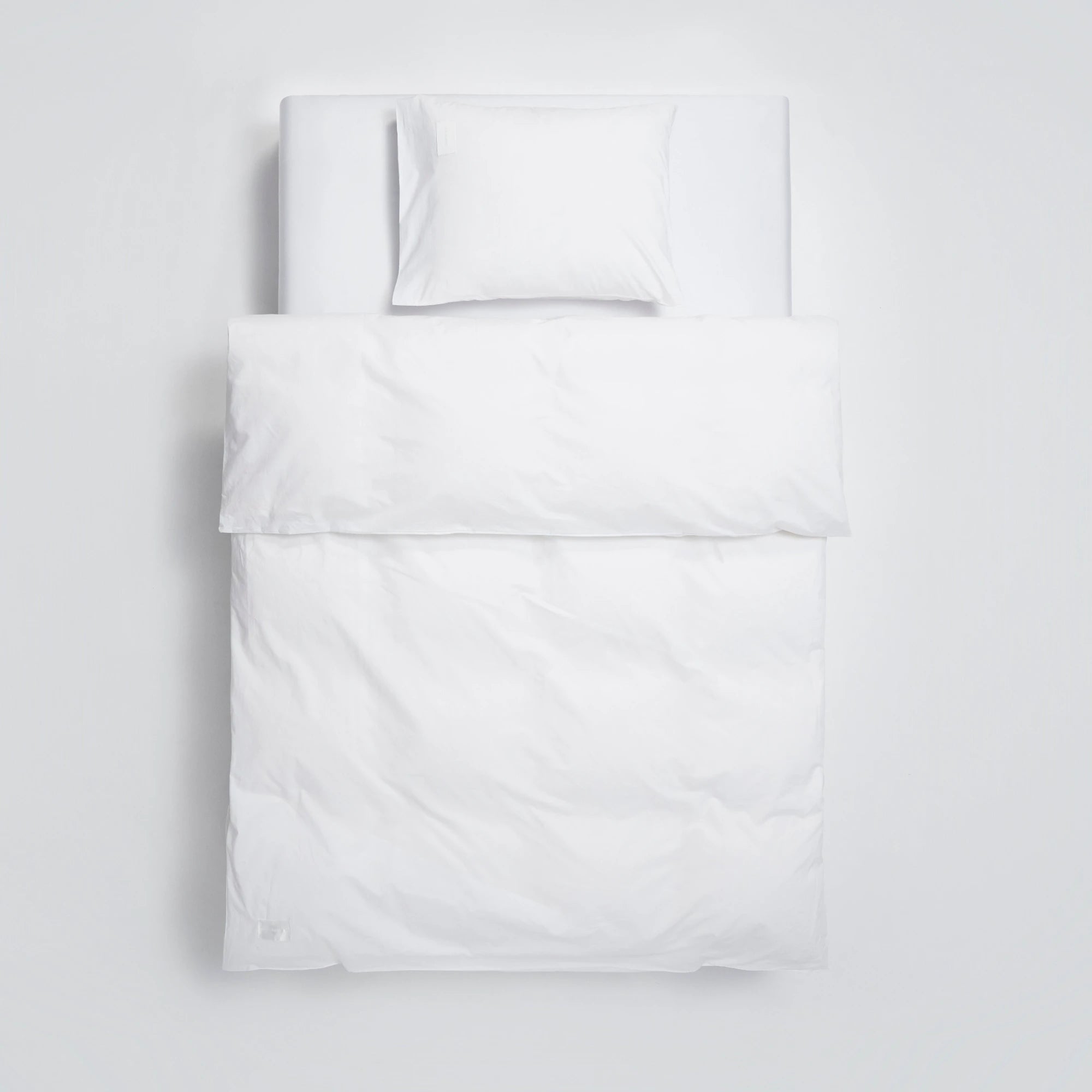 Pure Poplin Duvet Cover - White - THAT COOL LIVING
