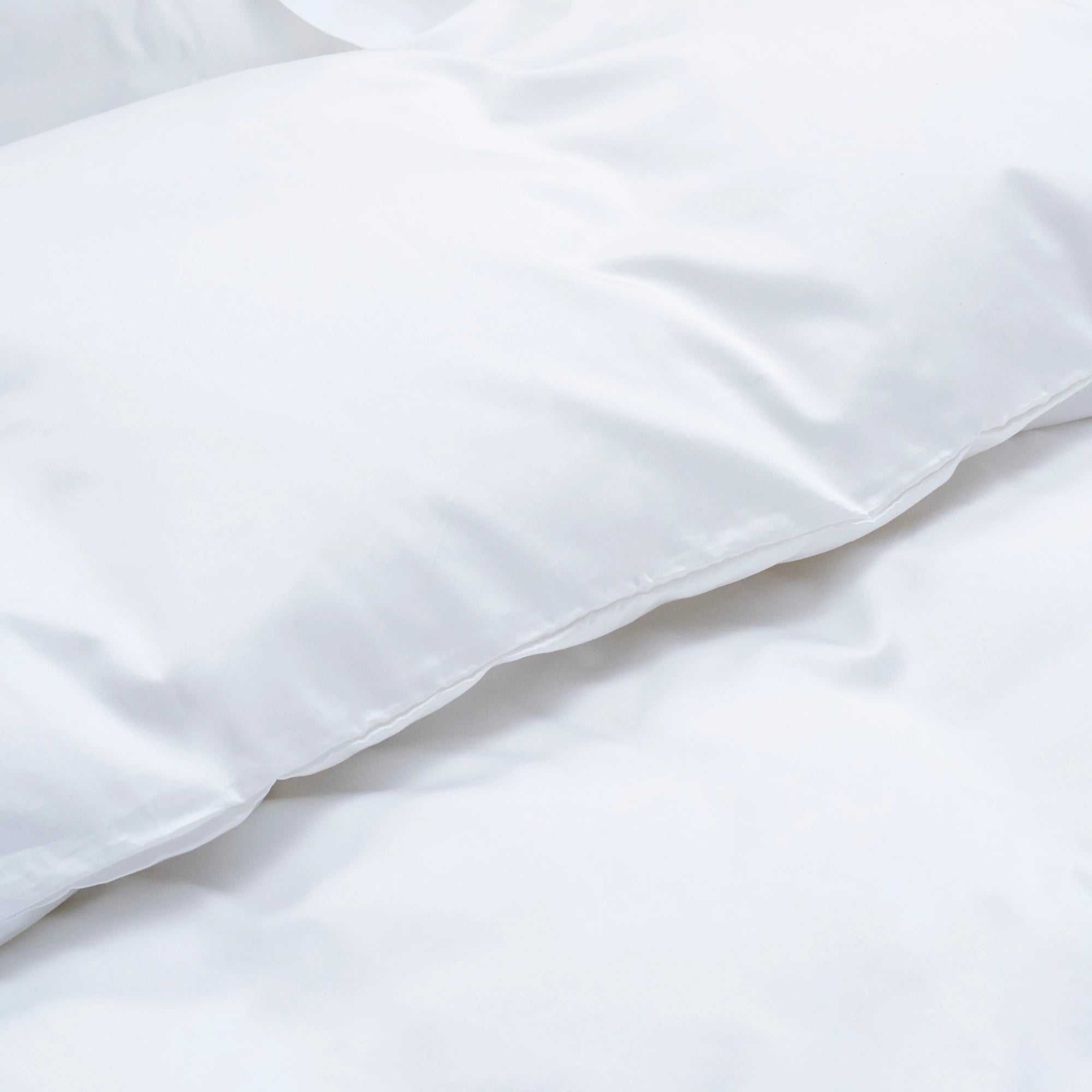 Pure Sateen Duvet Cover - White - THAT COOL LIVING