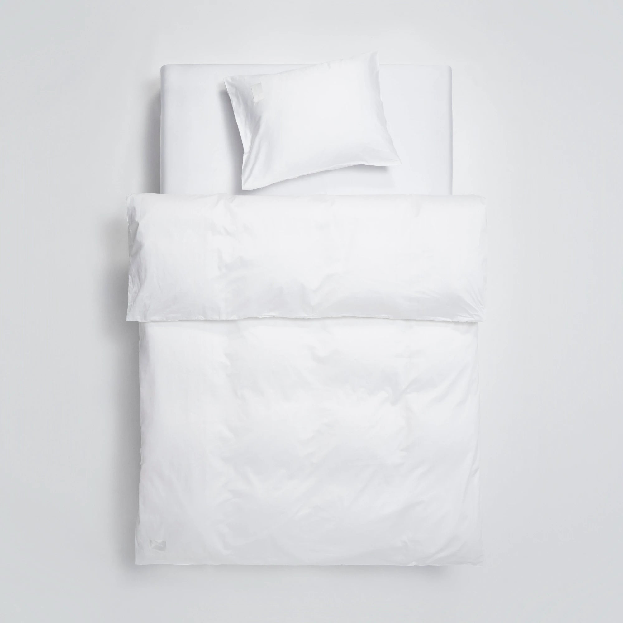 Pure Sateen Duvet Cover - White - THAT COOL LIVING