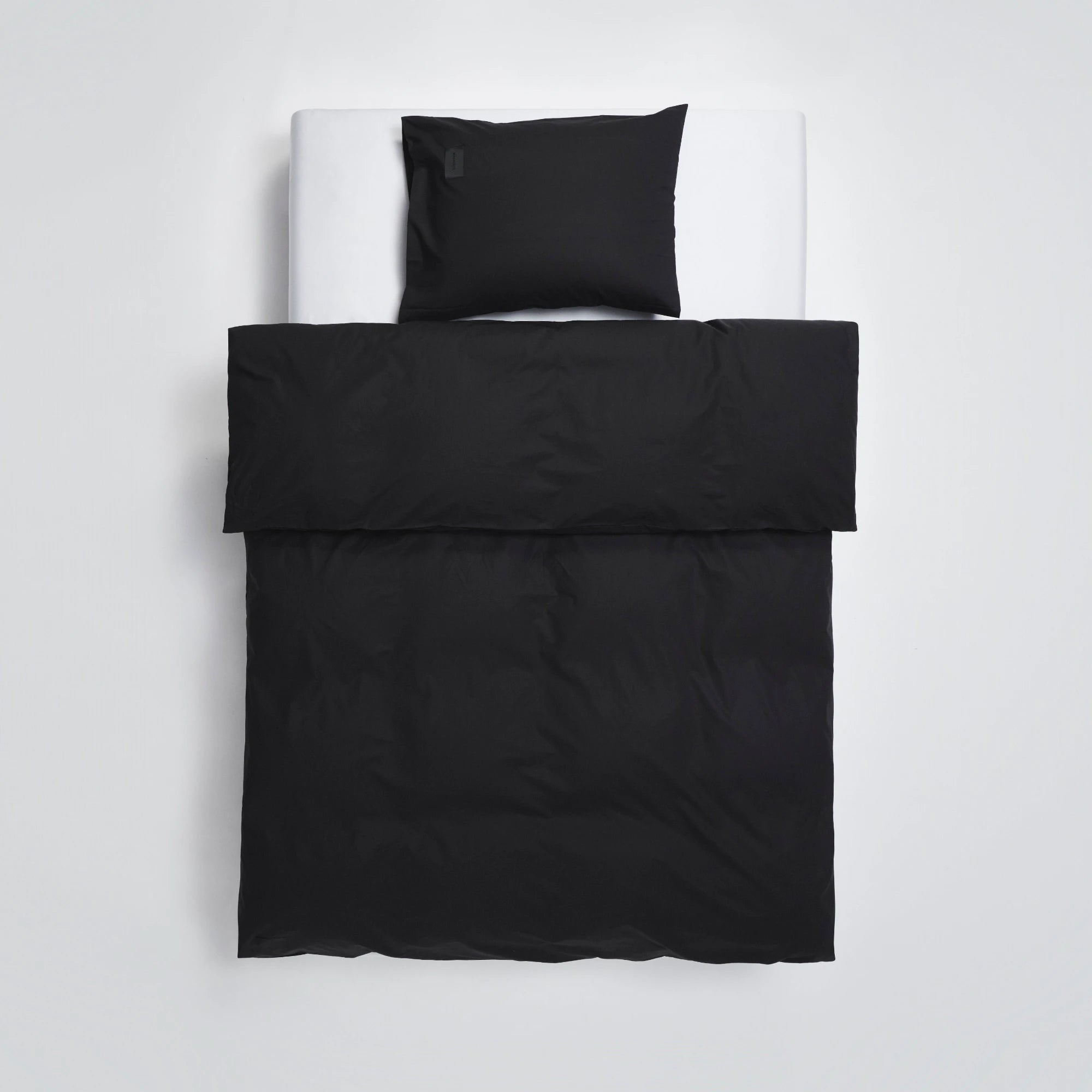 Pure Poplin Pillow Case - Black - THAT COOL LIVING